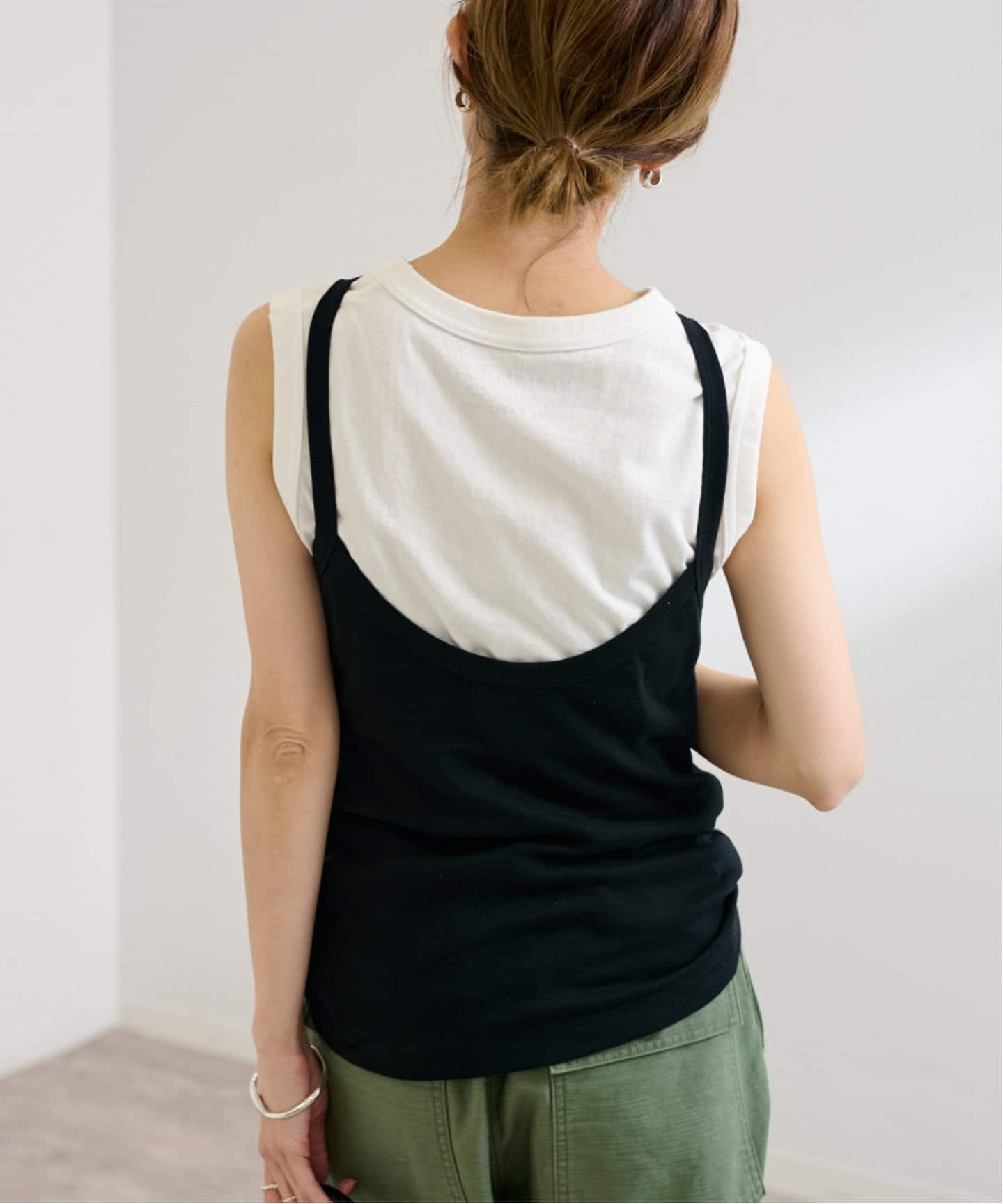 キャミソール ONIT COTTON RIB AMERICAN/S キャミソール ONIT COTTON RIB AMERICAN/S キャミソール（キャミソール