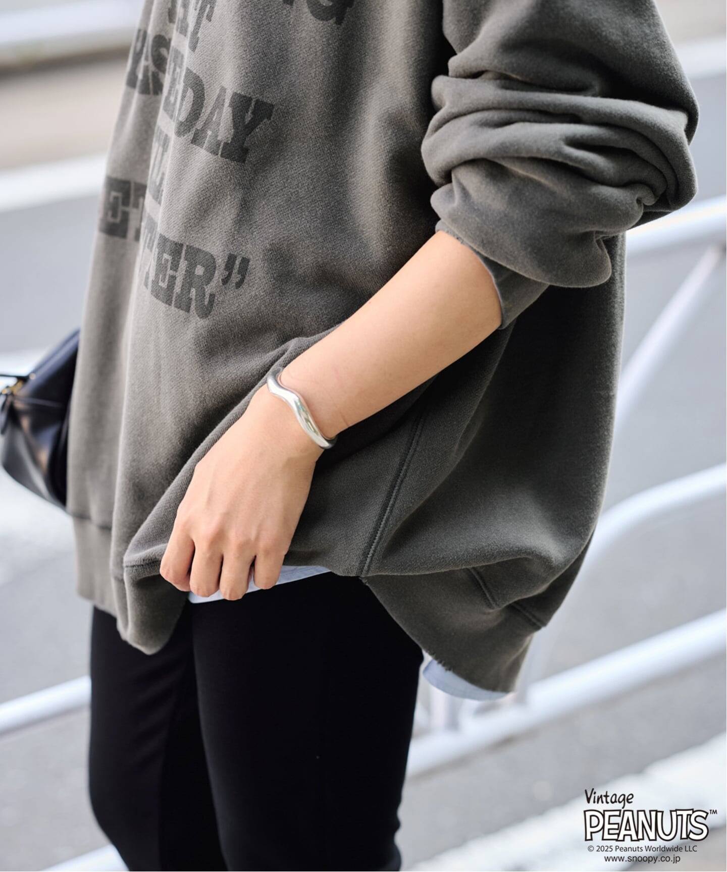 FRAMeWORK別注PEANUTS VTG CREW スウェット ≪予約≫MEAN MACHINE AGE 別注PEANUTS VTG CREW スウェット