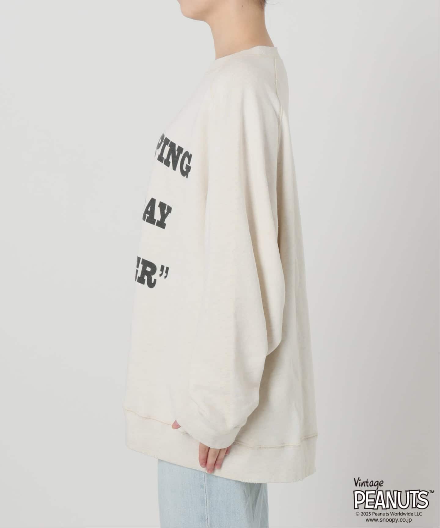 ≪予約≫MEAN MACHINE AGE 別注PEANUTS VTG CREW スウェット