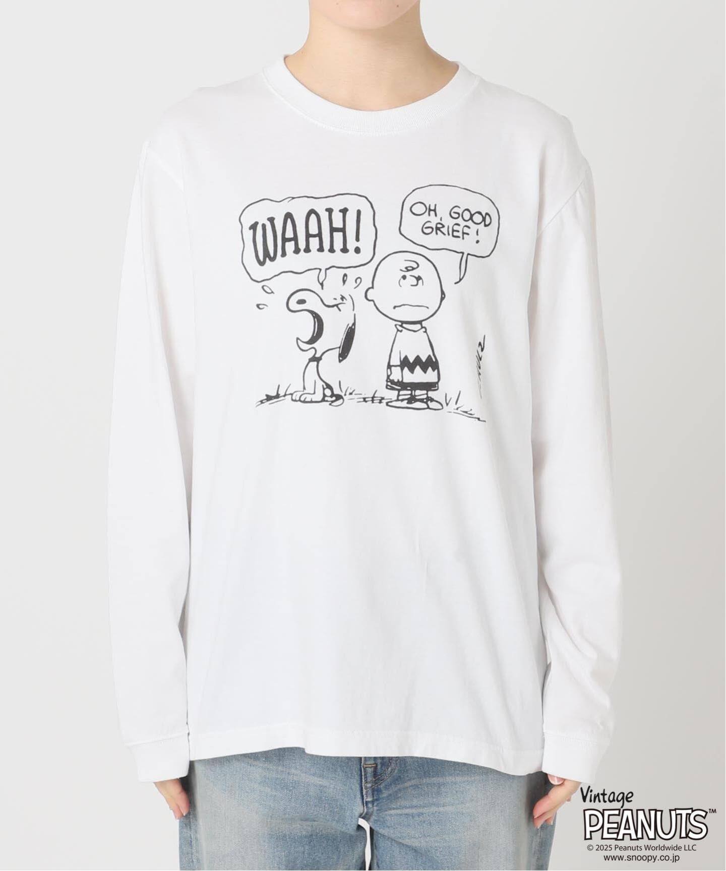 フレームワーク別注mean machine age peanutsスウェット MEAN MACHINE AGE 別注PEANUTS VTG CREW スウェット CHARLIE