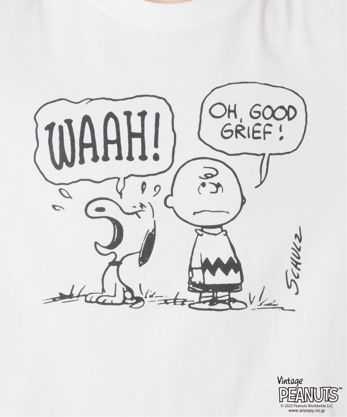 FRAMeWORK 別注 MEAN MACHINE AGE PEANUTS ≪予約≫MEAN MACHINE AGE 別注PEANUTS ロングスリーブ TEE WAAH