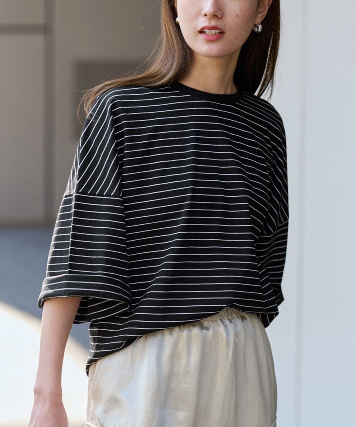 ≪Le minor/ルミノア 別注ドロップショルダー（Tシャツ／カットソー 
