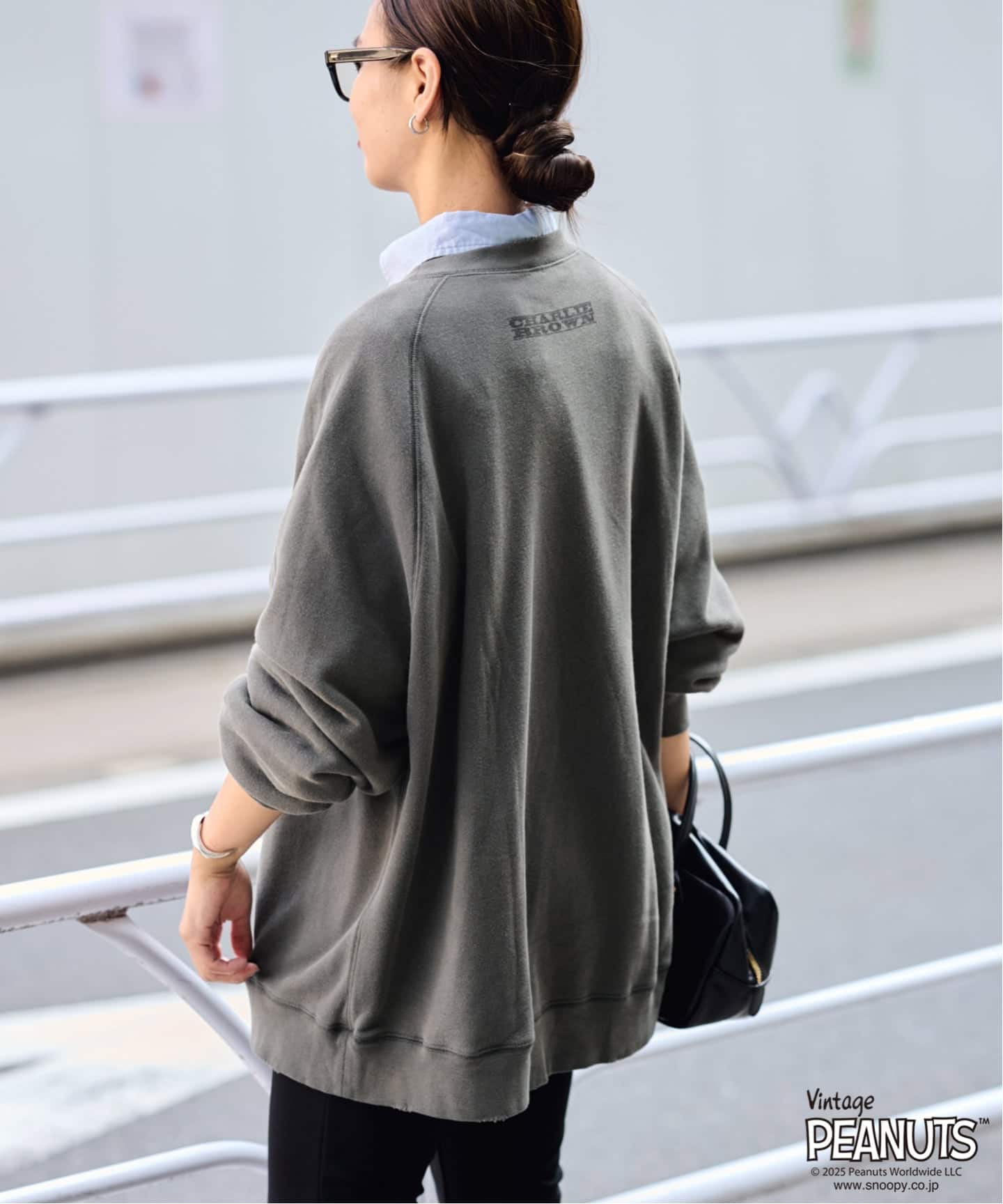 ≪追加予約≫MEAN MACHINE AGE 別注PEANUTS VTG CREW スウェット