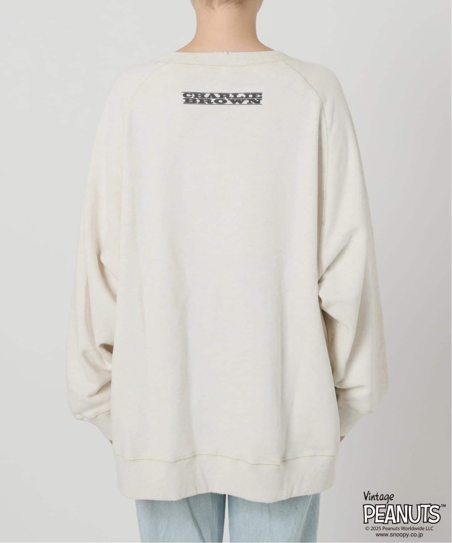 ≪追加予約≫MEAN MACHINE AGE 別注PEANUTS VTG CREW スウェット