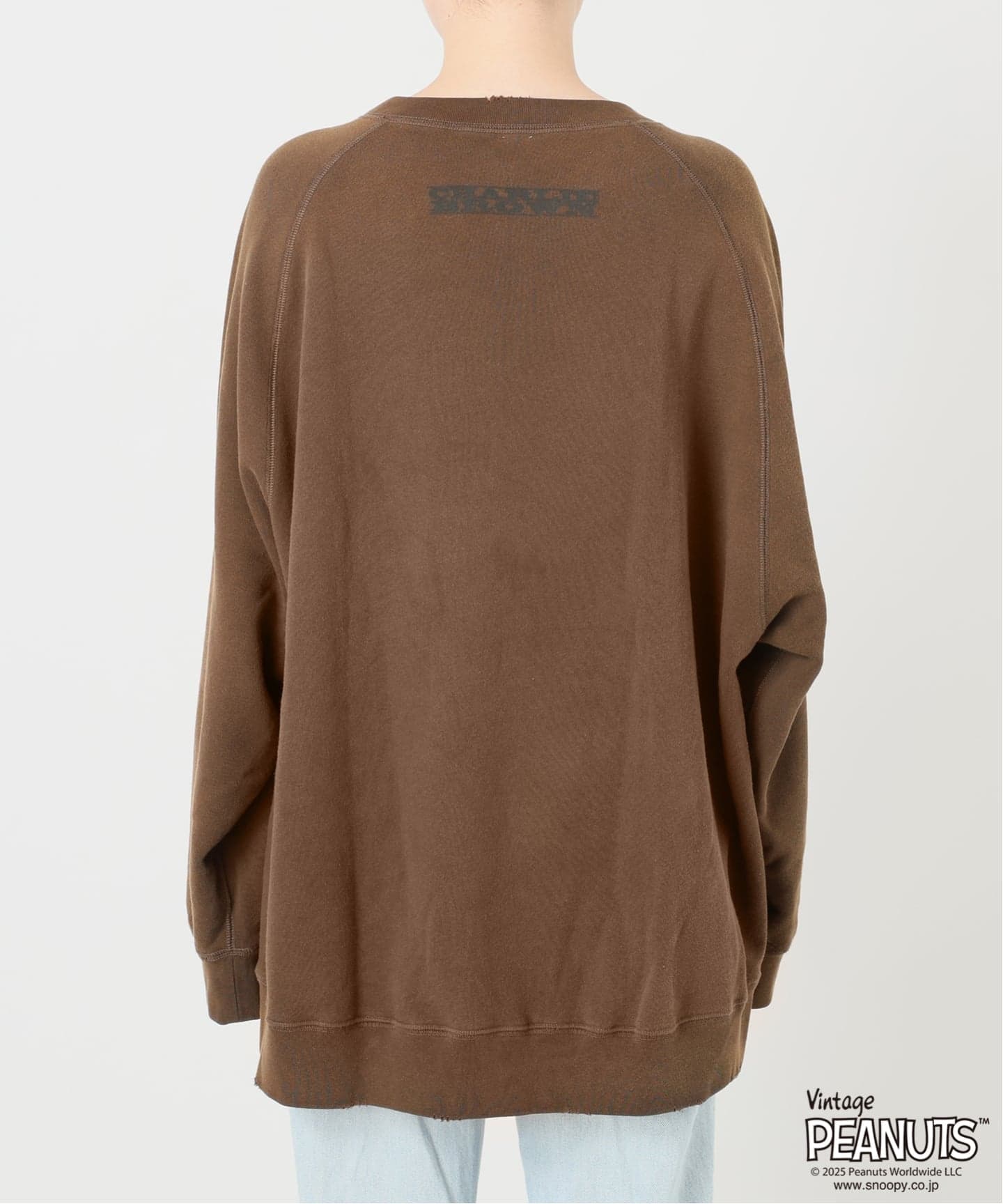 ≪追加予約≫MEAN MACHINE AGE 別注PEANUTS VTG CREW スウェット