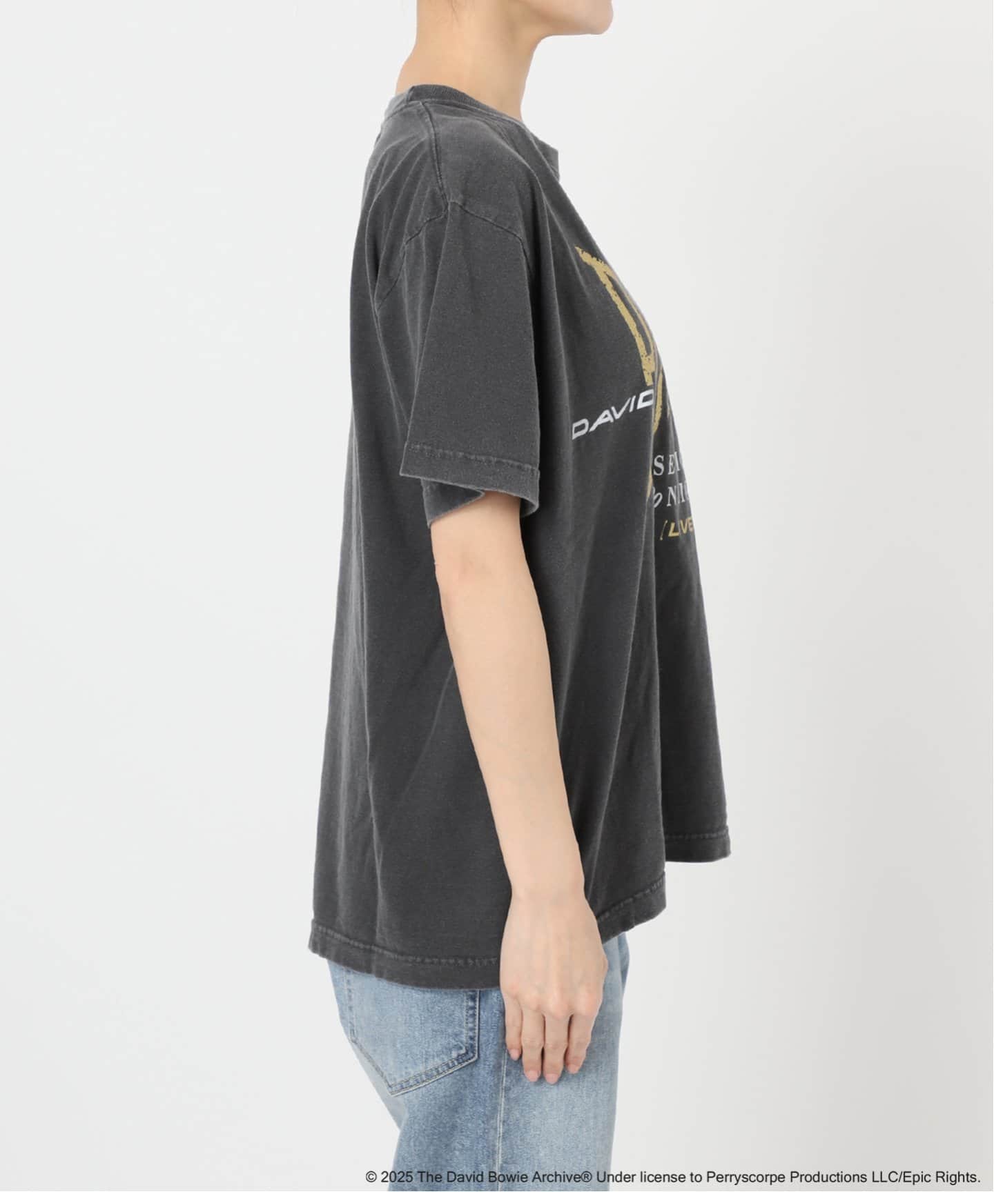 L'Appartement グッドロックスピードDAVID BOWIE TEE GOOD ROCK SPEED/グッドロックスピード】 DAVID BOWIE GREY TEE