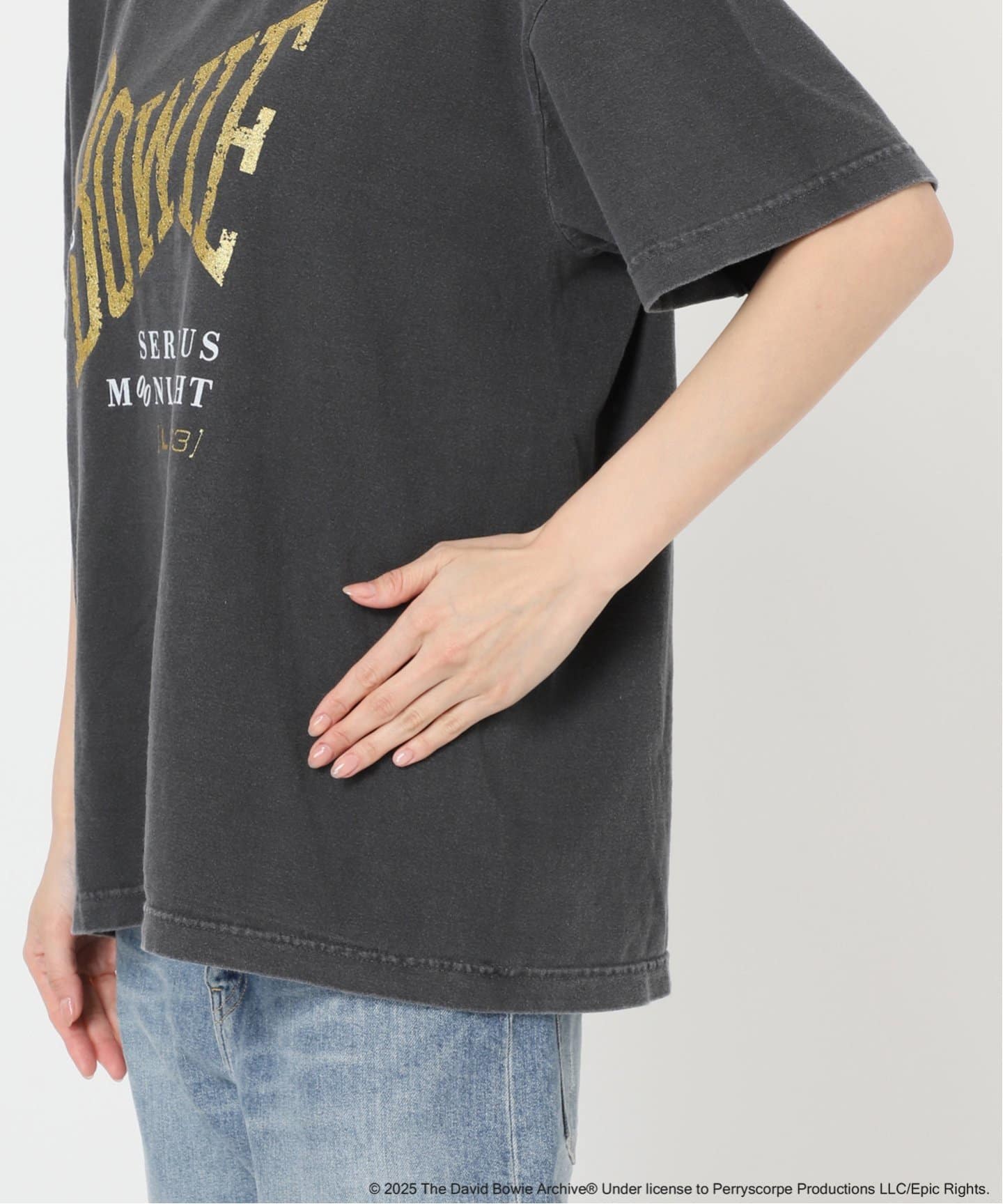 新品タグ付きGOOD ROCK SPEED DAVID BOWIE GREY T GOOD ROCK SPEED/グッドロックスピード】 DAVID BOWIE GREY TEE