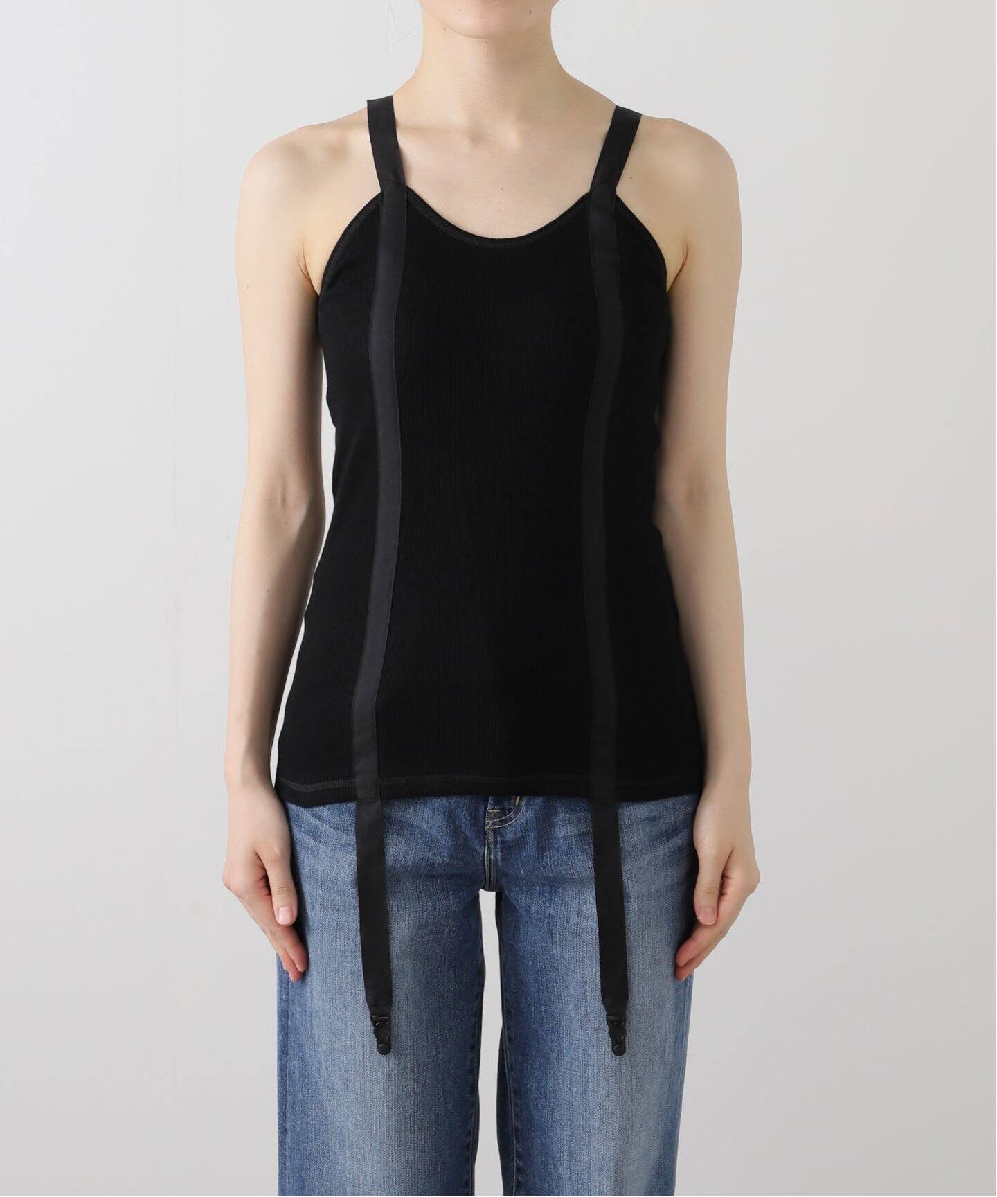 OVERNEATH+THENIME 別注 GARTET TANK 072 RIB：タンクトップ（T