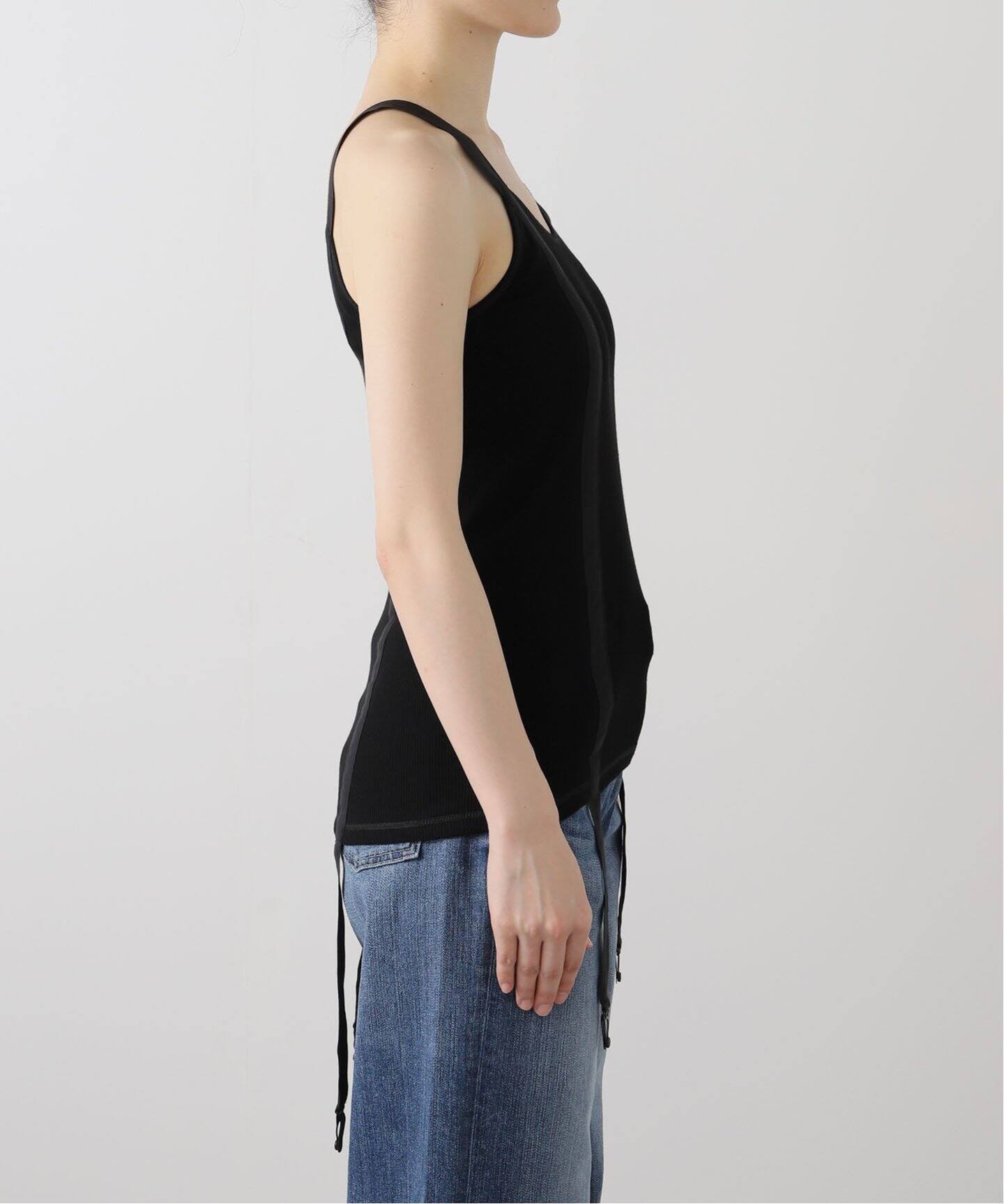 OVERNEATH+THENIME 別注 GARTET TANK 072 RIB：タンクトップ（Tシャツ 