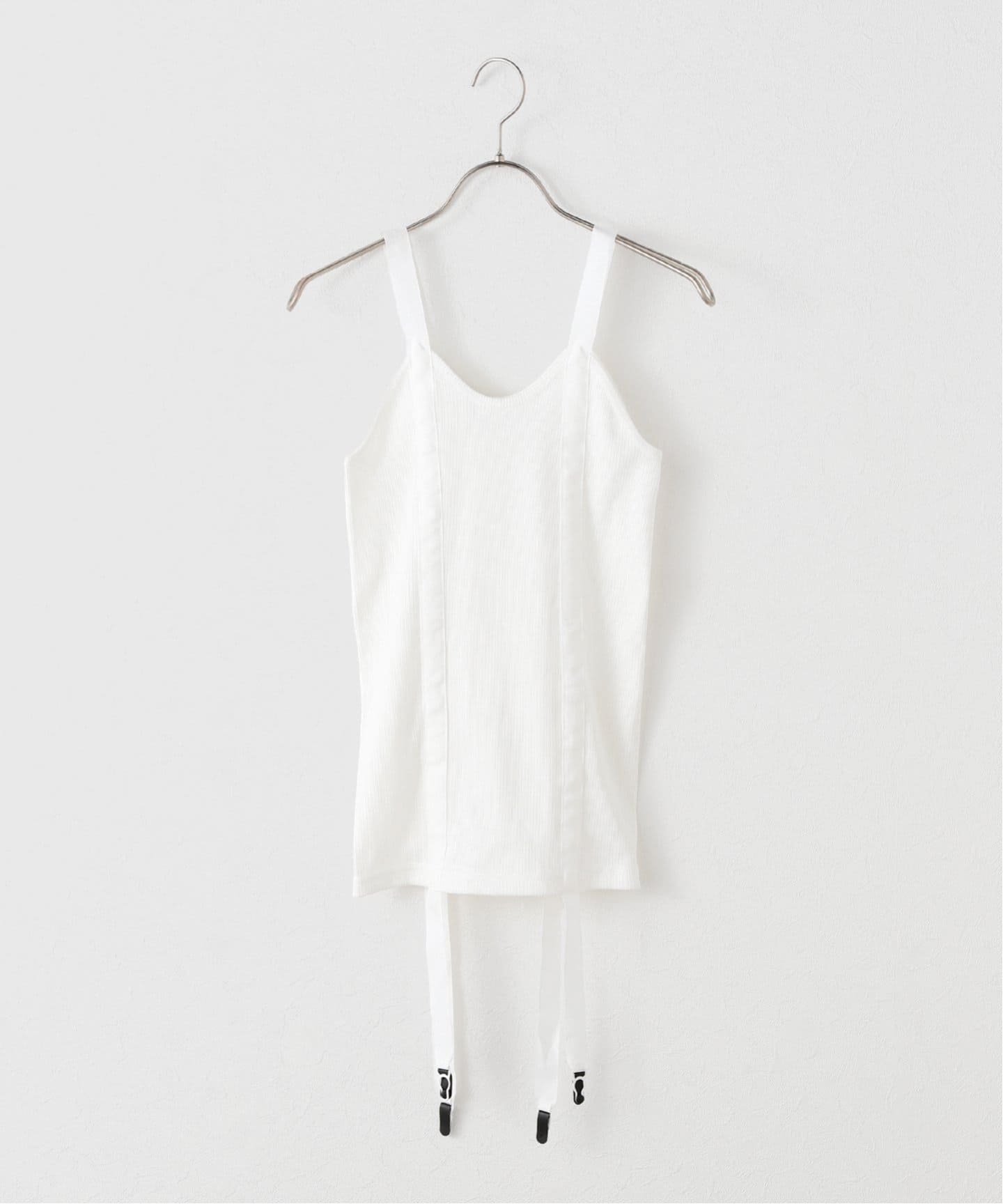 OVERNEATH+THENIME 別注 GARTET TANK 072 RIB：タンクトップ（T