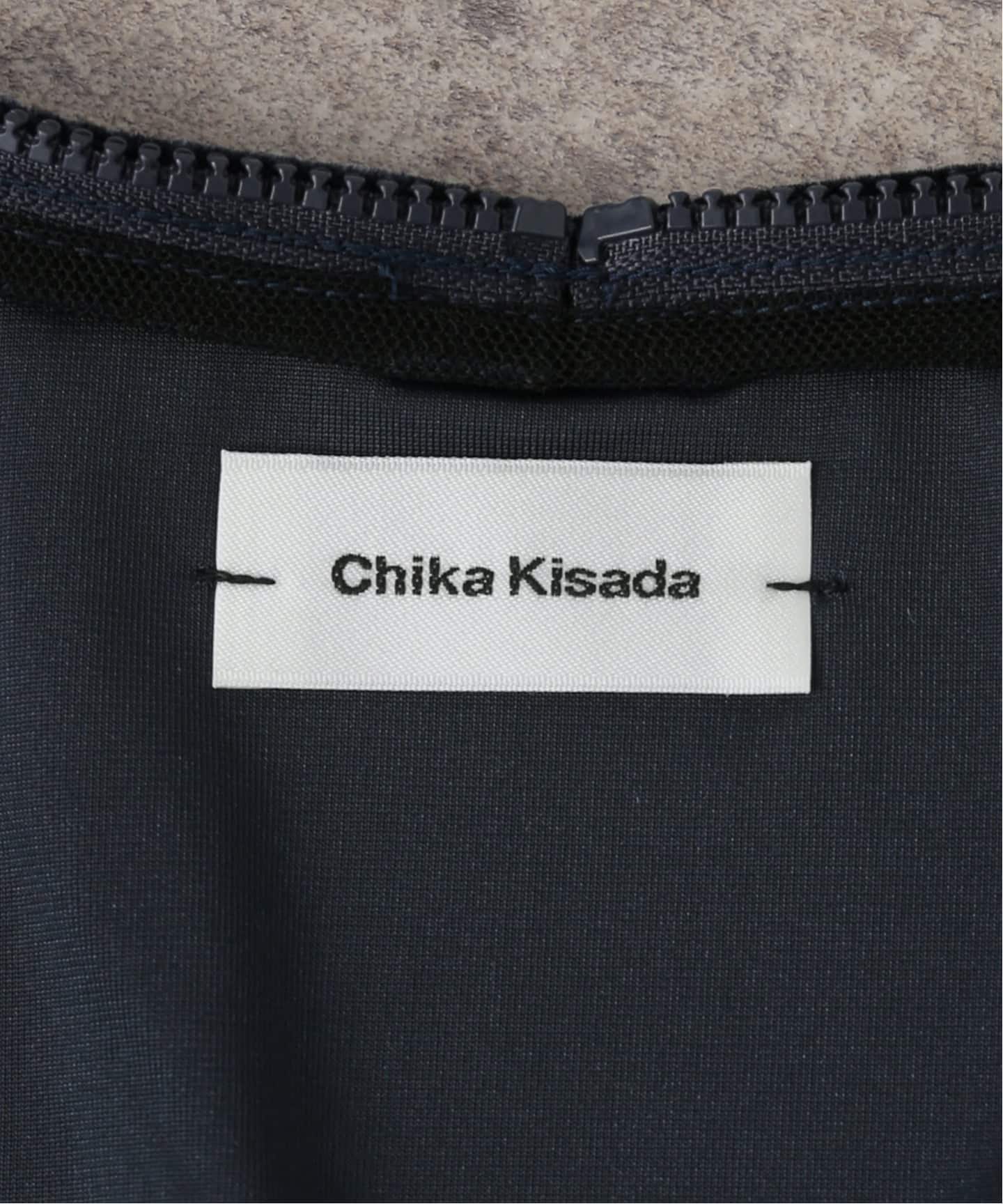 chisat♡ページ CHIKA KISADA/チカ キサダ】 VELOUR ZIP BODY（Tシャツ