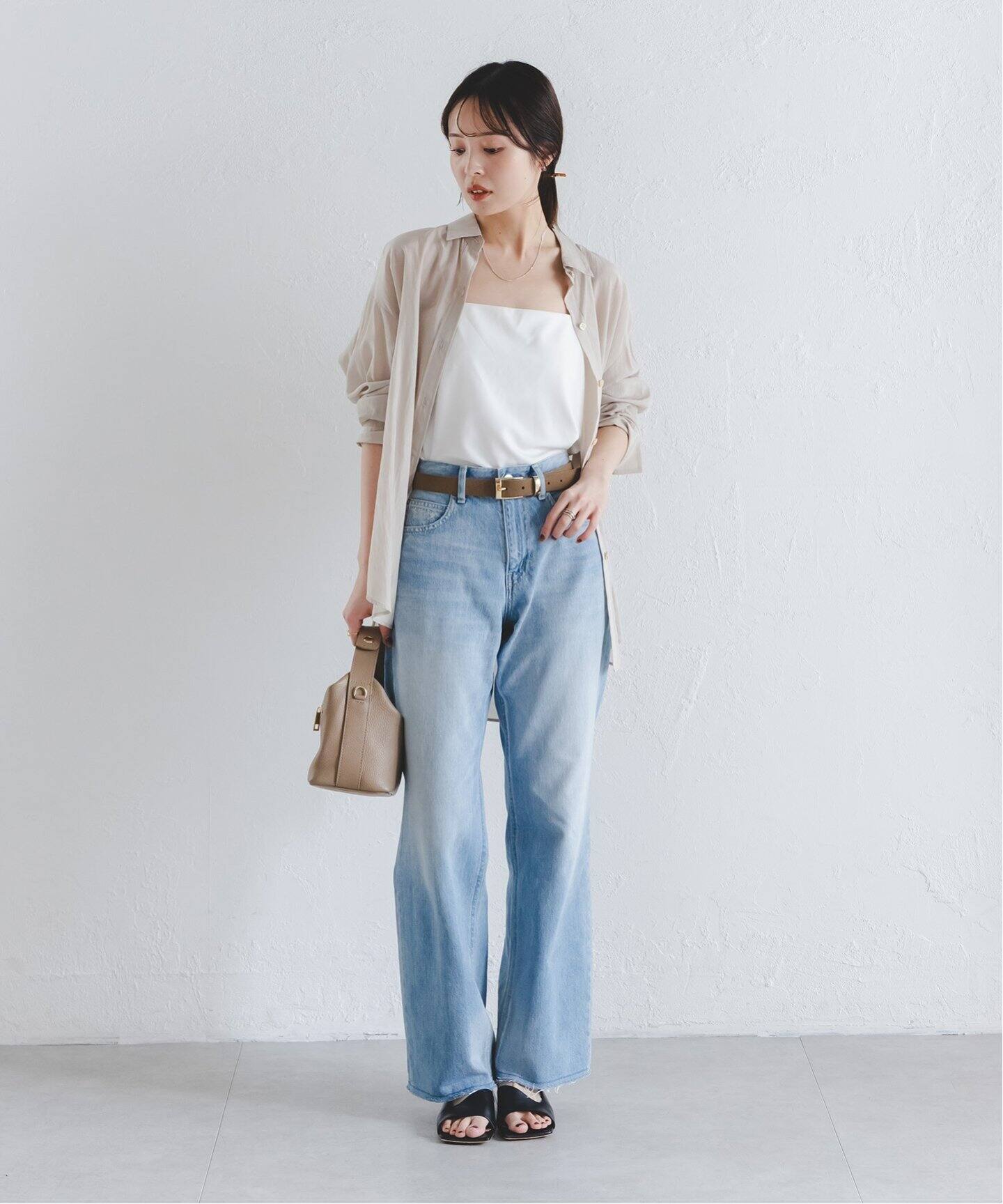 追加2》カップ付きベアラインスイマーキャミ（カップ付きインナー 