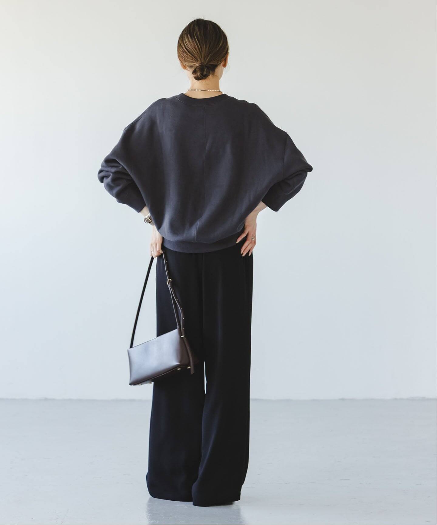 【NOBLE】ナッピングオーバースウェット 追加予約》ナッピングオーバーニュアンススウェット（スウェット