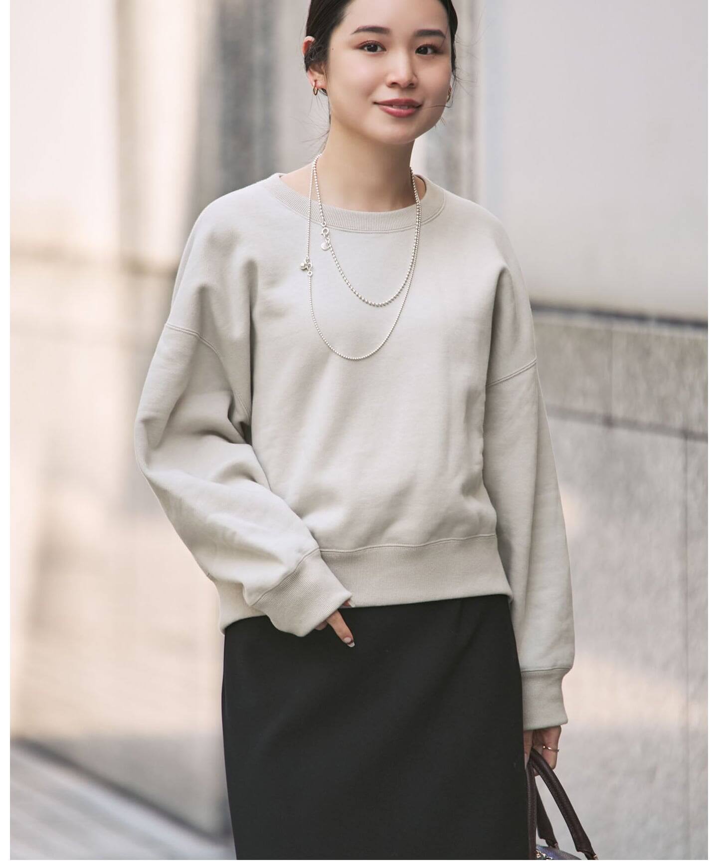 追加》ナッピングオーバーニュアンススウェット（スウェット）｜NOBLE