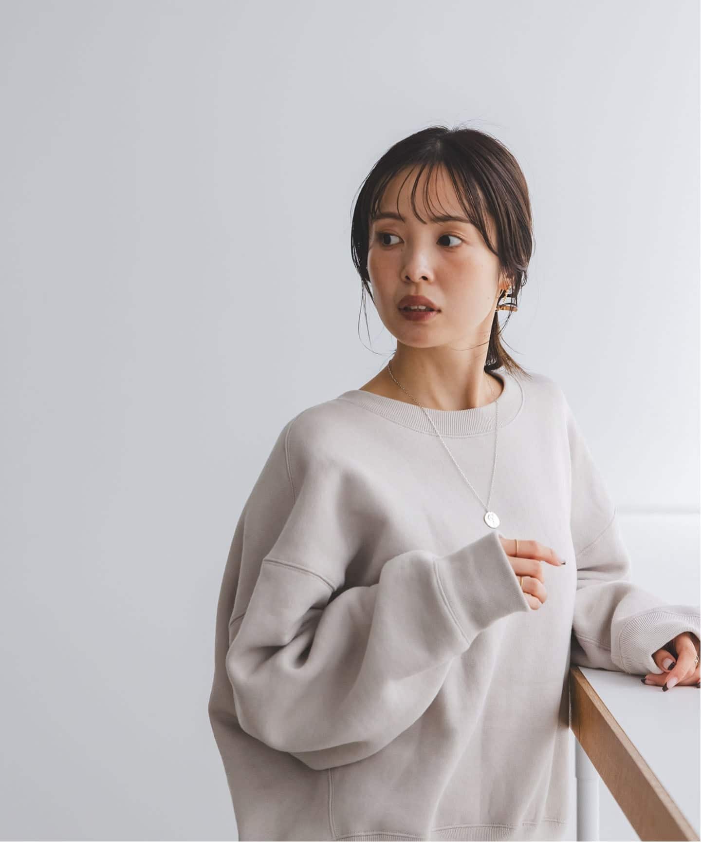 追加》ナッピングオーバーニュアンススウェット（スウェット）｜NOBLE