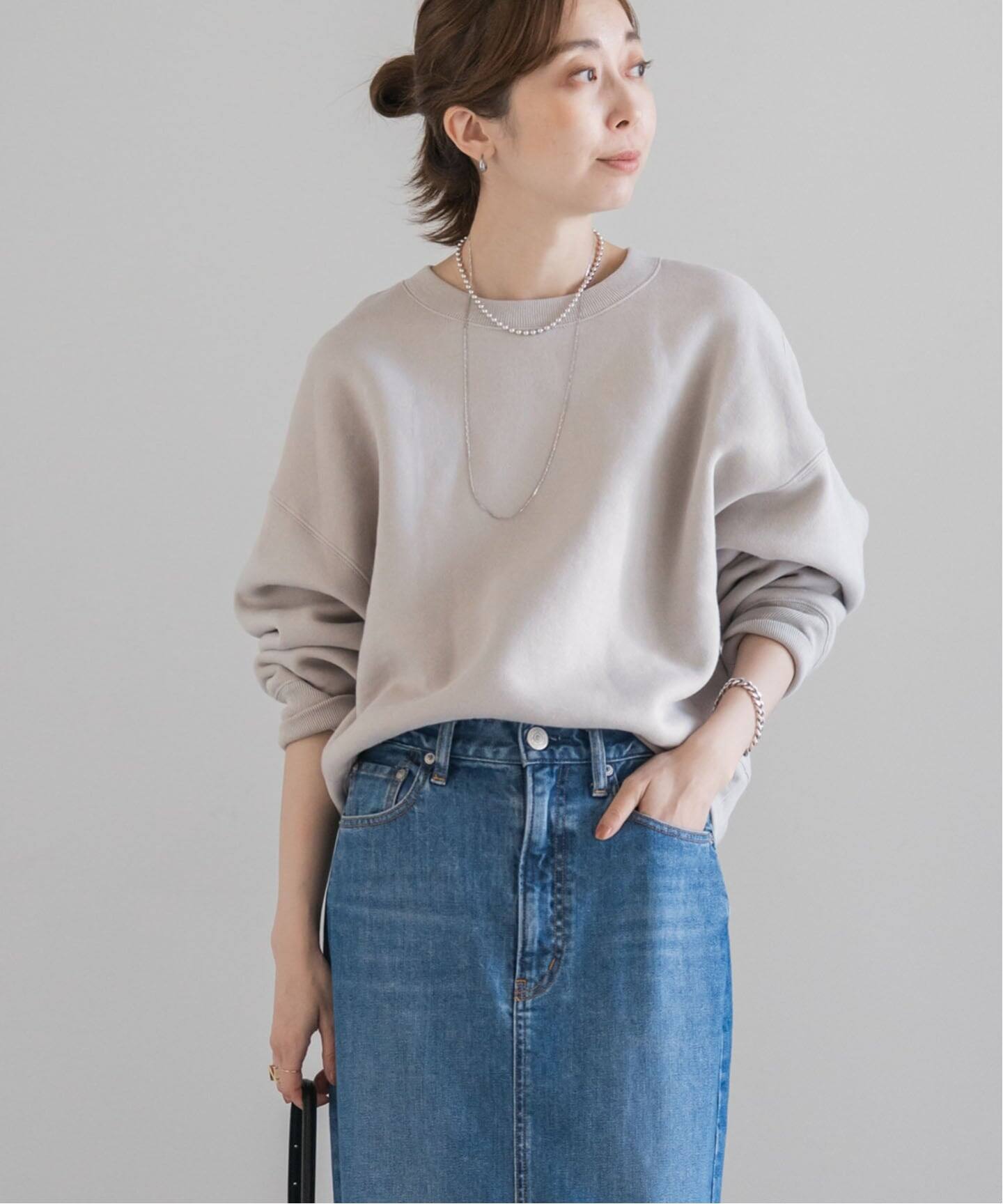 追加》ナッピングオーバーニュアンススウェット（スウェット）｜NOBLE