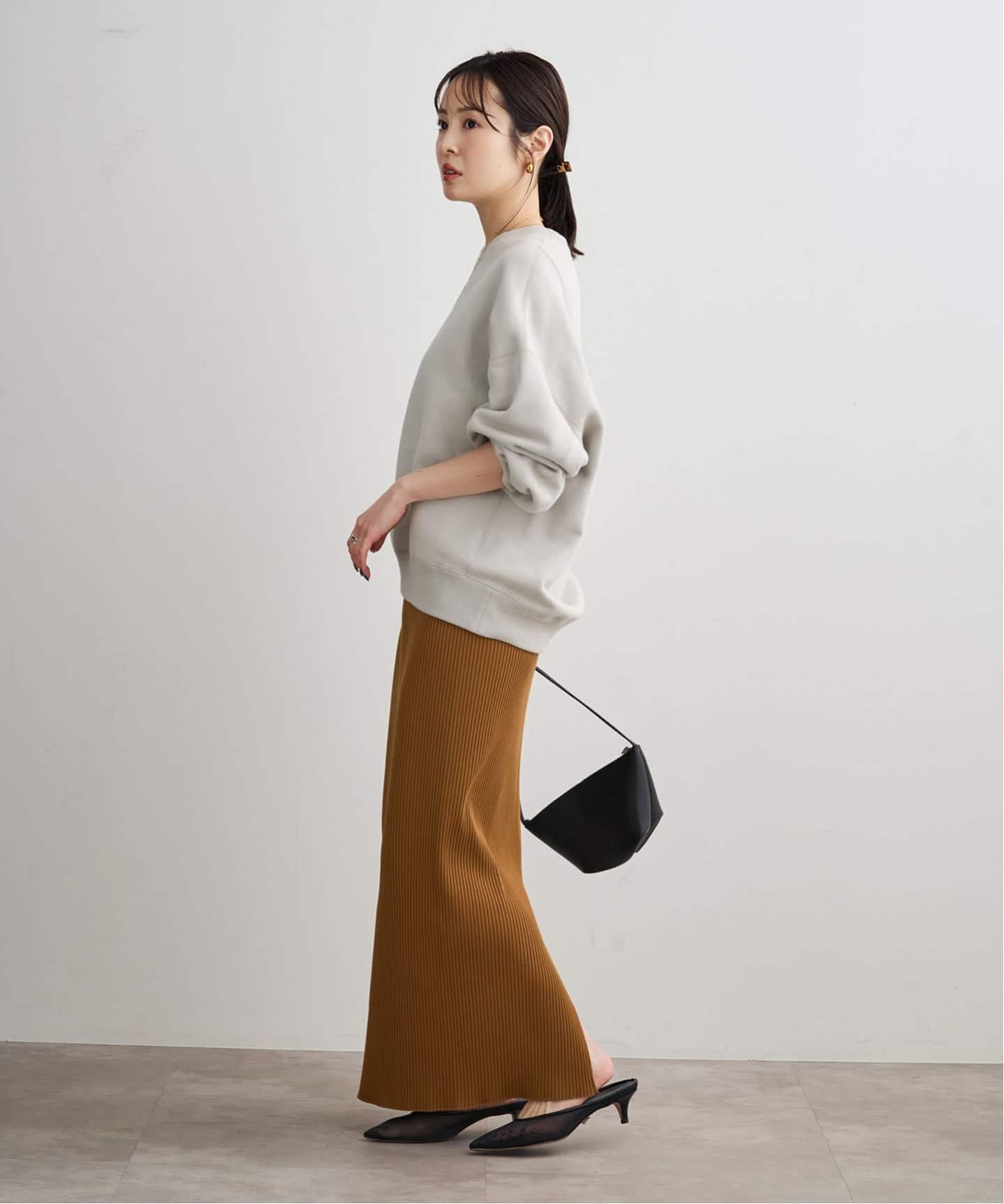 WEB限定追加》ナッピングオーバーニュアンススウェット（スウェット