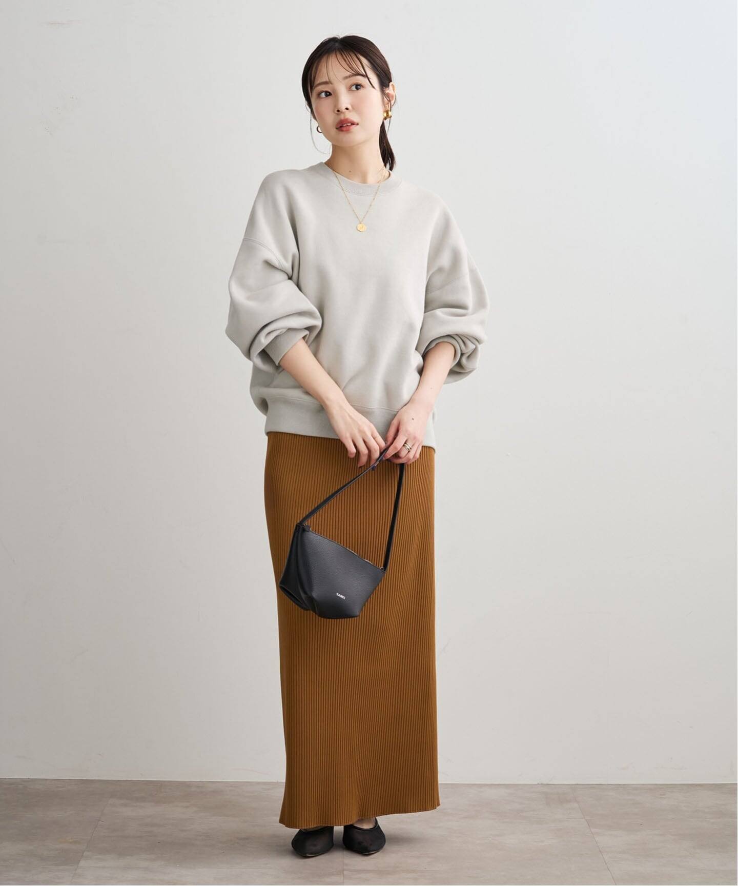 WEB限定追加》ナッピングオーバーニュアンススウェット（スウェット