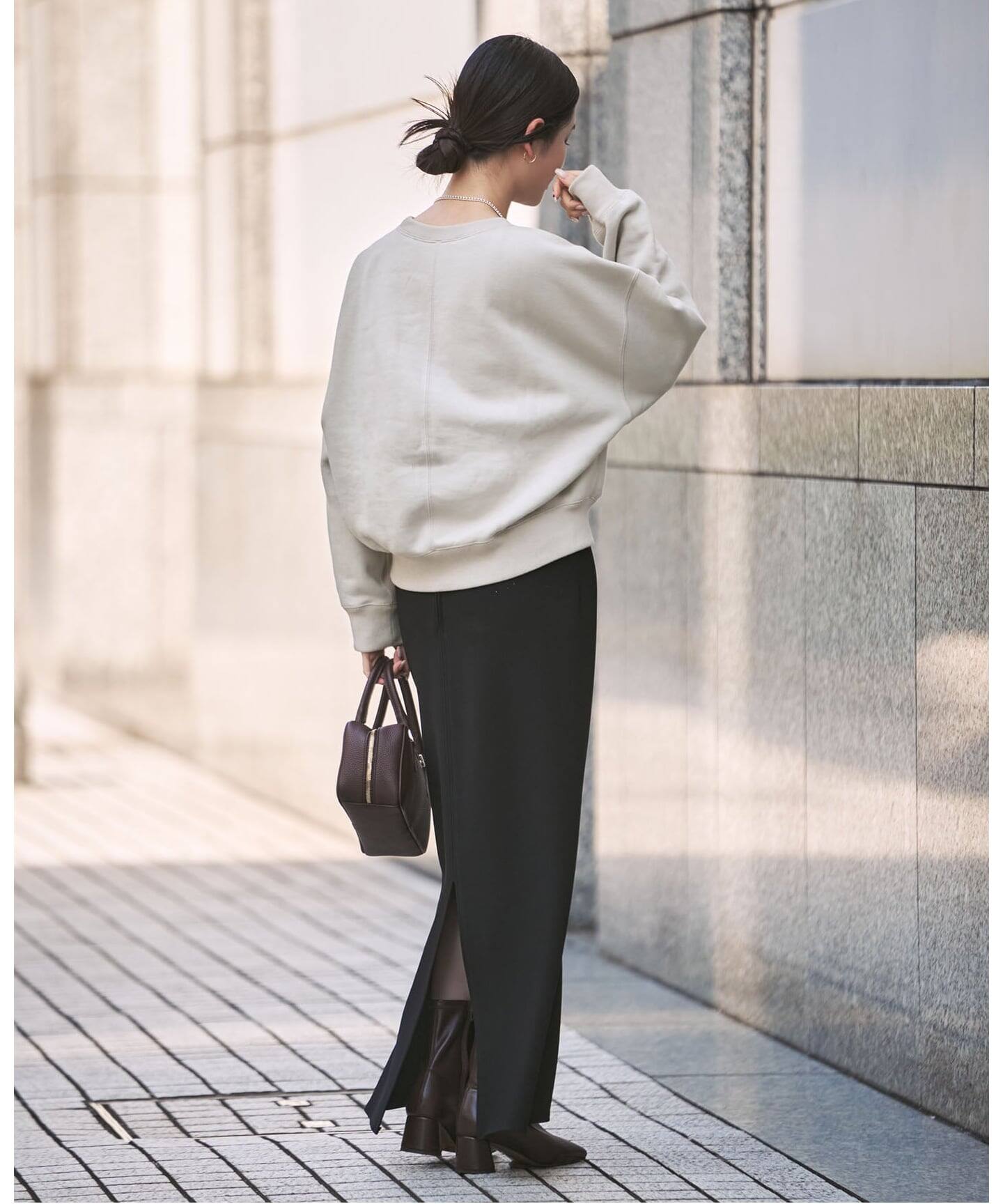 WEB限定追加》ナッピングオーバーニュアンススウェット（スウェット