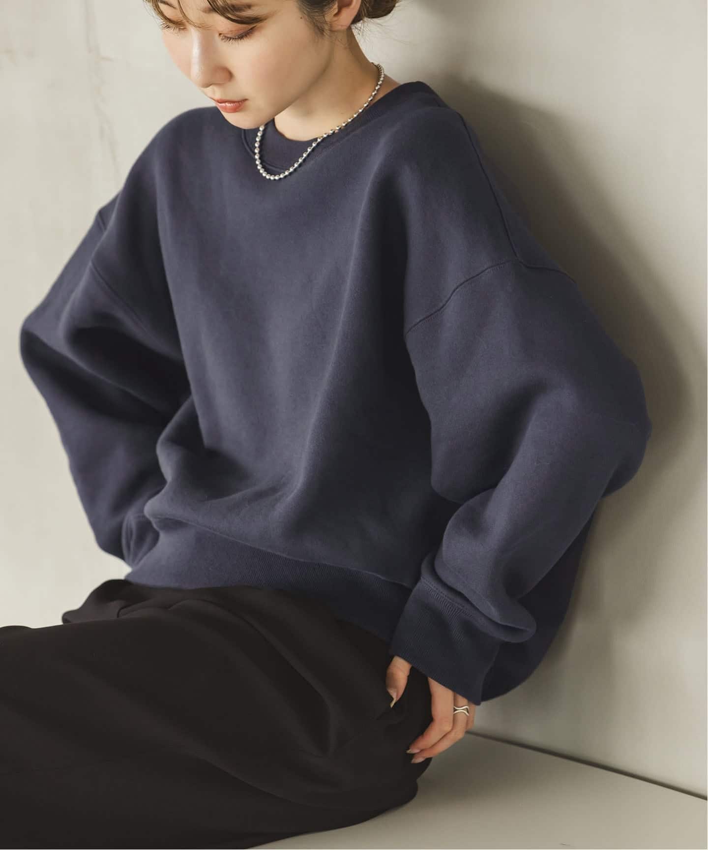 WEB限定追加予約》ナッピングオーバーニュアンススウェット