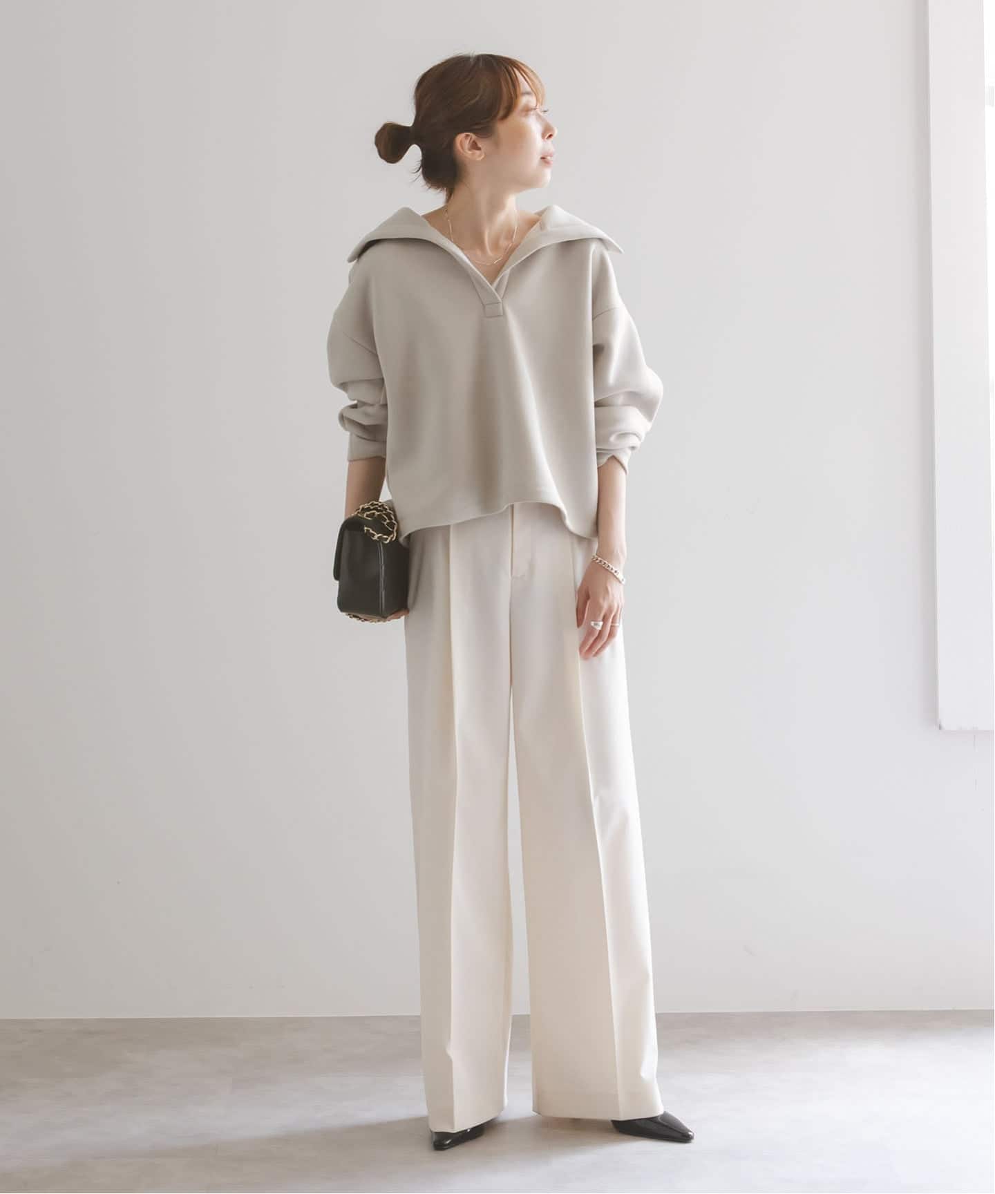 ハイネックダンボールプルオーバー（Tシャツ／カットソー