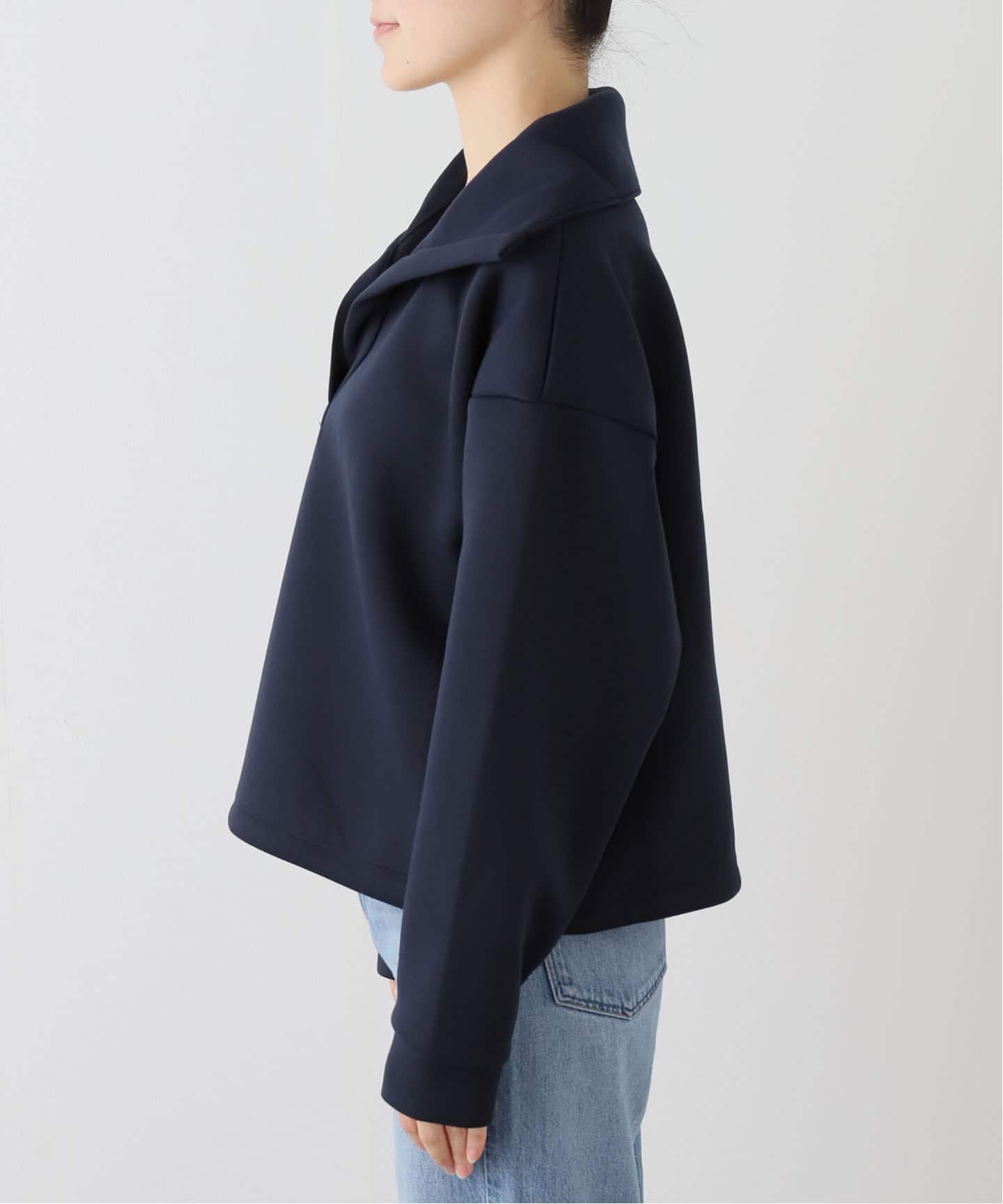 ハイネックダンボールプルオーバー（Tシャツ／カットソー