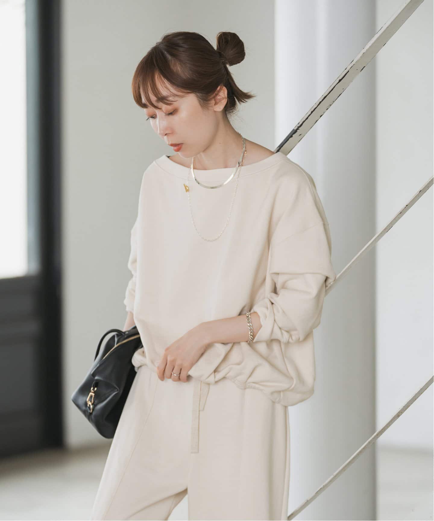 スビンコットンスウェットトップス（スウェット）｜NOBLE