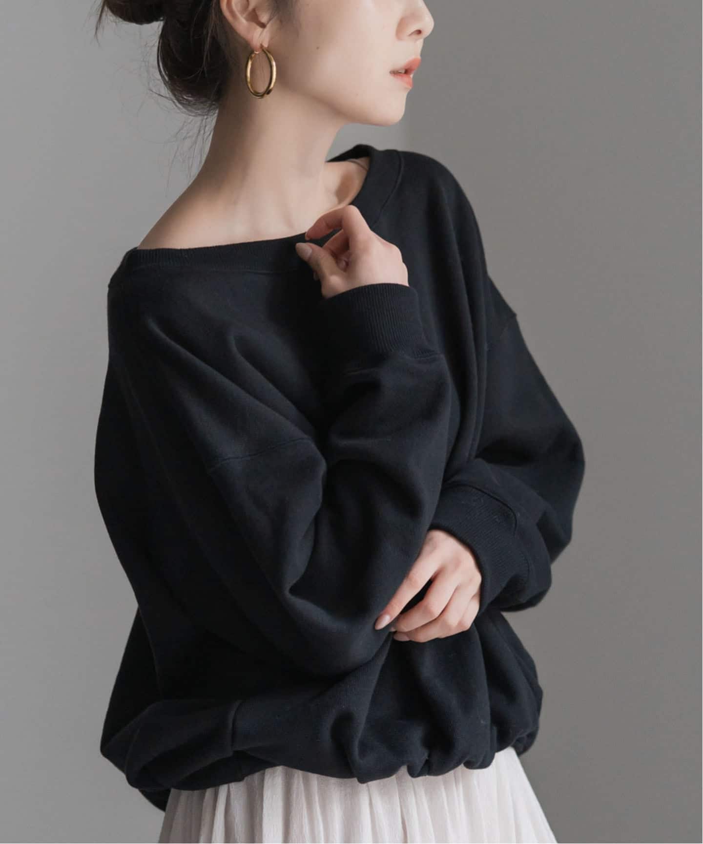 トップス noble 追加予約》スビンコットンスウェットトップス（スウェット