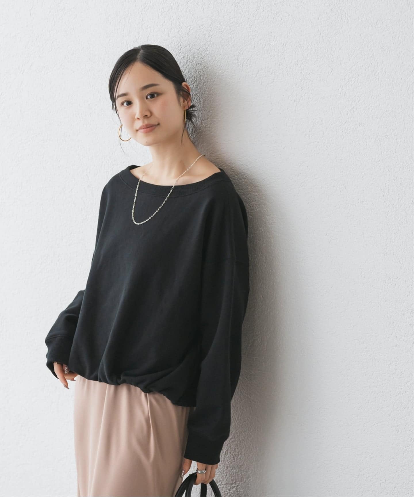 美品です　今期商品NOBLEスビンコットンスウェットトップス 追加予約》スビンコットンスウェットトップス（スウェット