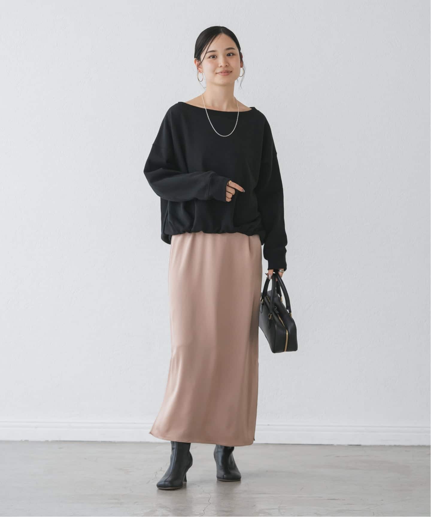 美品です　今期商品NOBLEスビンコットンスウェットトップス 追加予約》スビンコットンスウェットトップス（スウェット