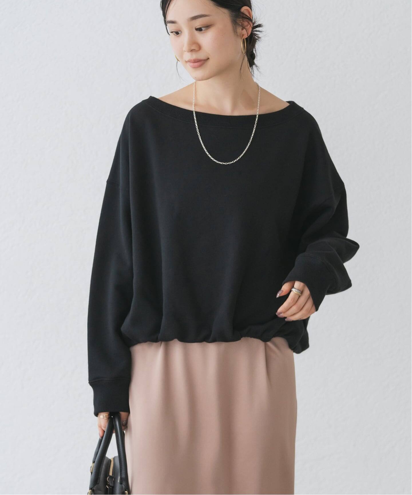 NOBLE　スビンコットンスウェットトップス 追加》スビンコットンスウェットトップス（スウェット）｜NOBLE