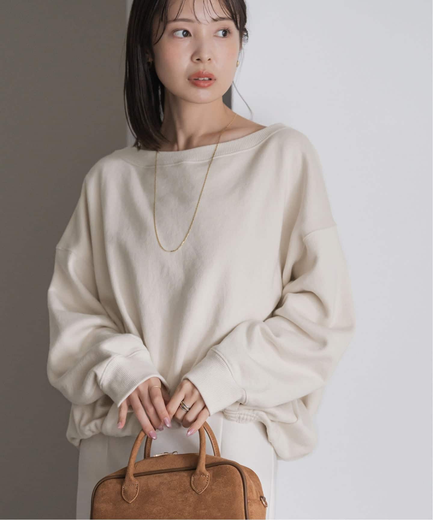 NOBLE　スビンコットンスウェットトップス NOBLE｜《追加予約》スビンコットンスウェットトップス