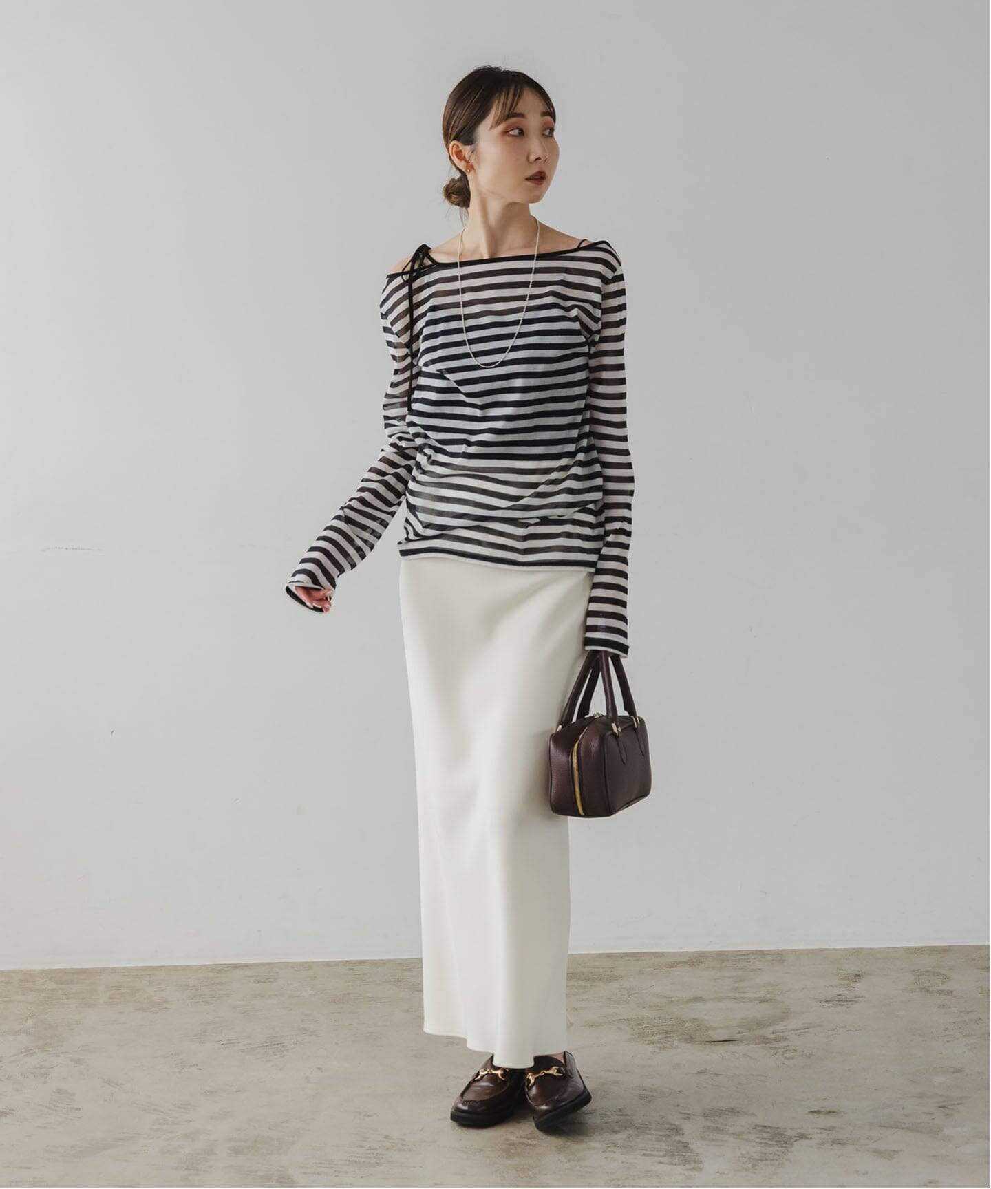 N.Jam/エヌジャム シアーリボンTOP（Tシャツ／カットソー）｜NOBLE