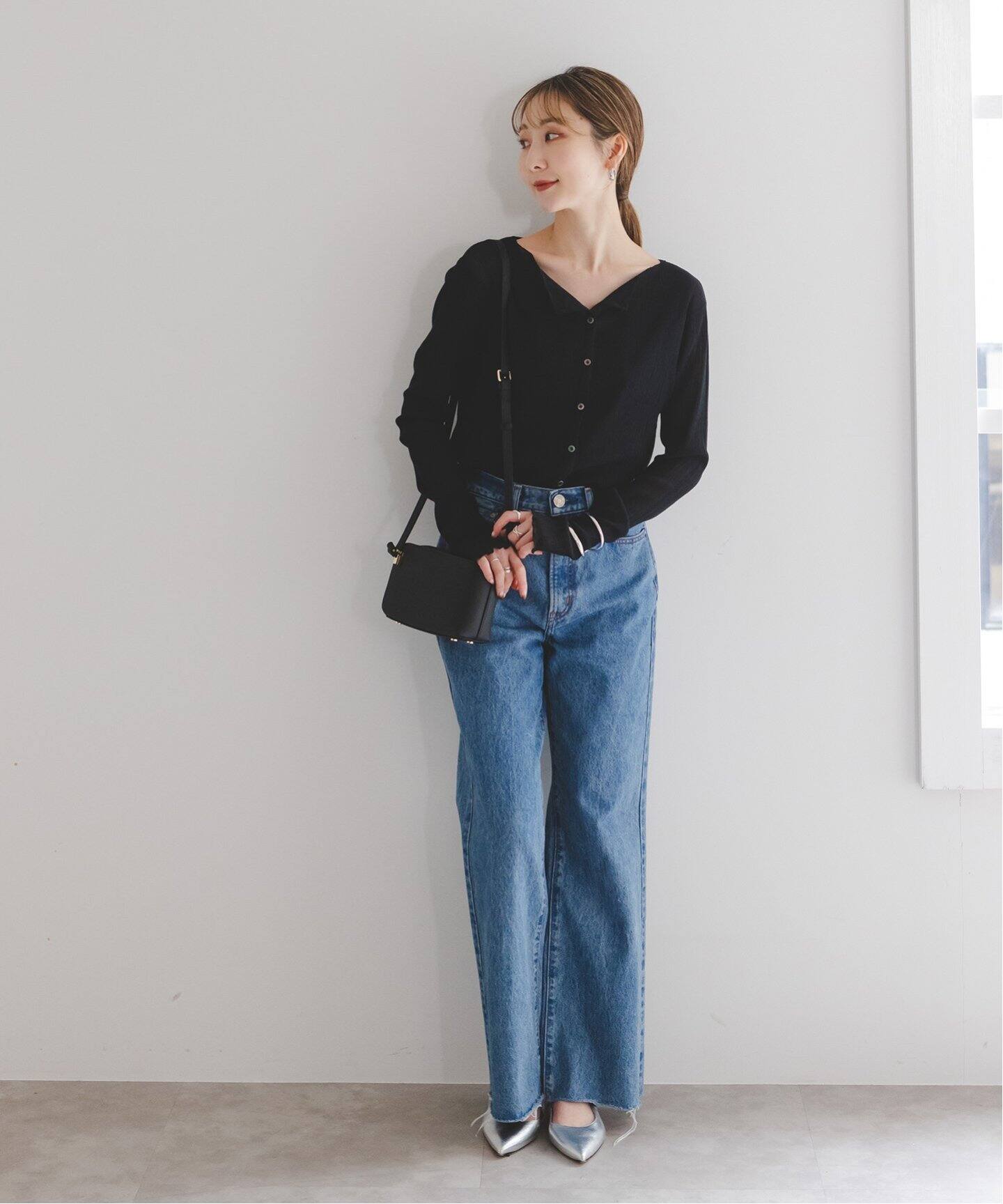シアークレープ2WAYロングTシャツ（Tシャツ／カットソー）｜NOBLE