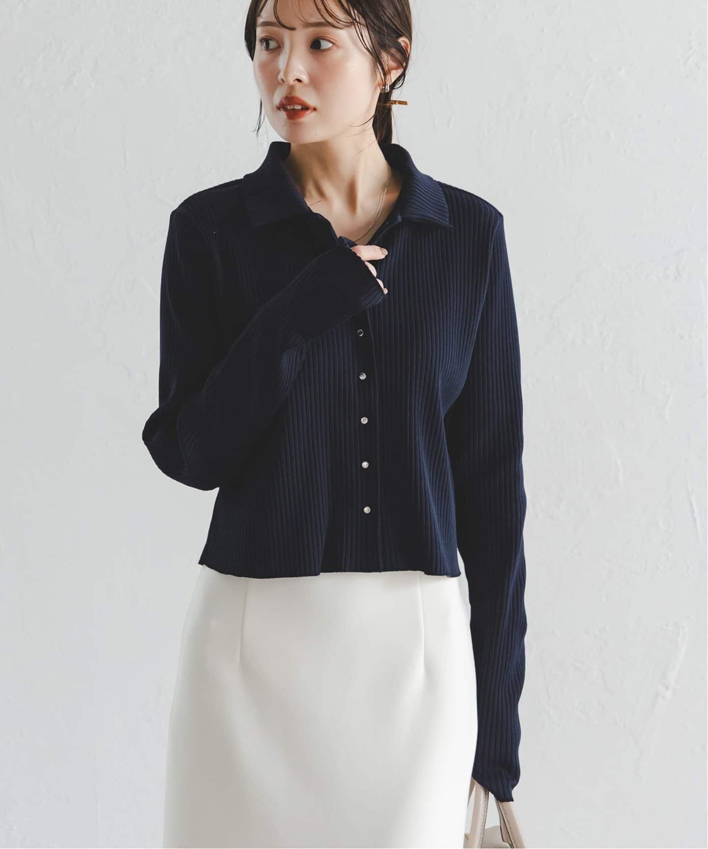 追加》トタンテレコシャツカーディガン（カーディガン）｜NOBLE