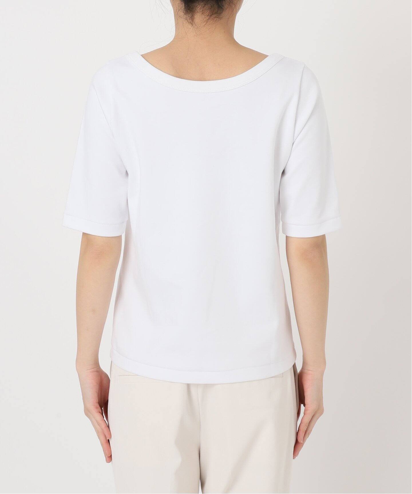 【新品タグ付き】2way スビンコットンソフトスクエアーネックTシャツ NOBLE tシャツ 「追加」スビンコットンソフトスクエアーネックT