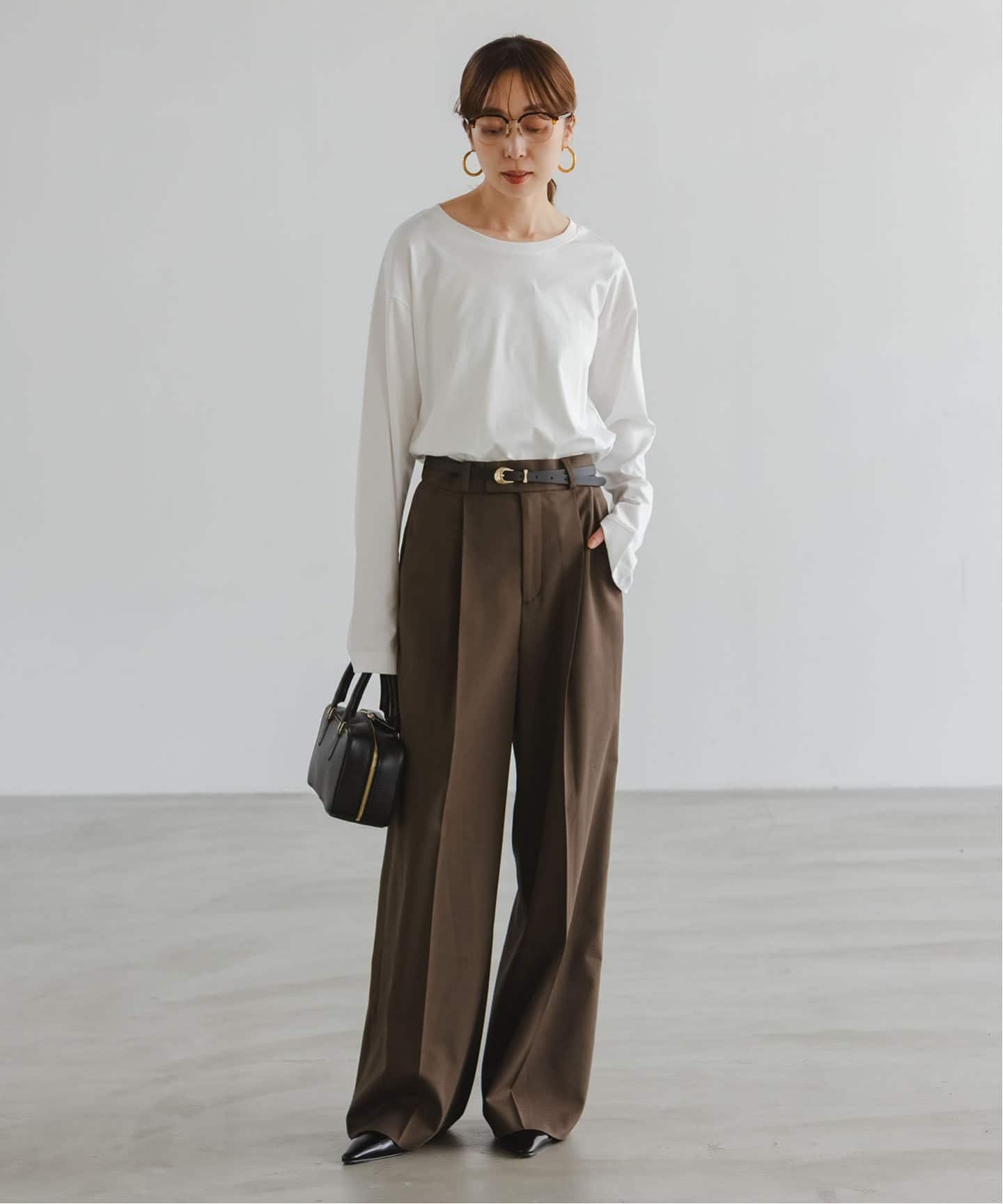 スーピマコットンローズペトールロンTee（Tシャツ／カットソー