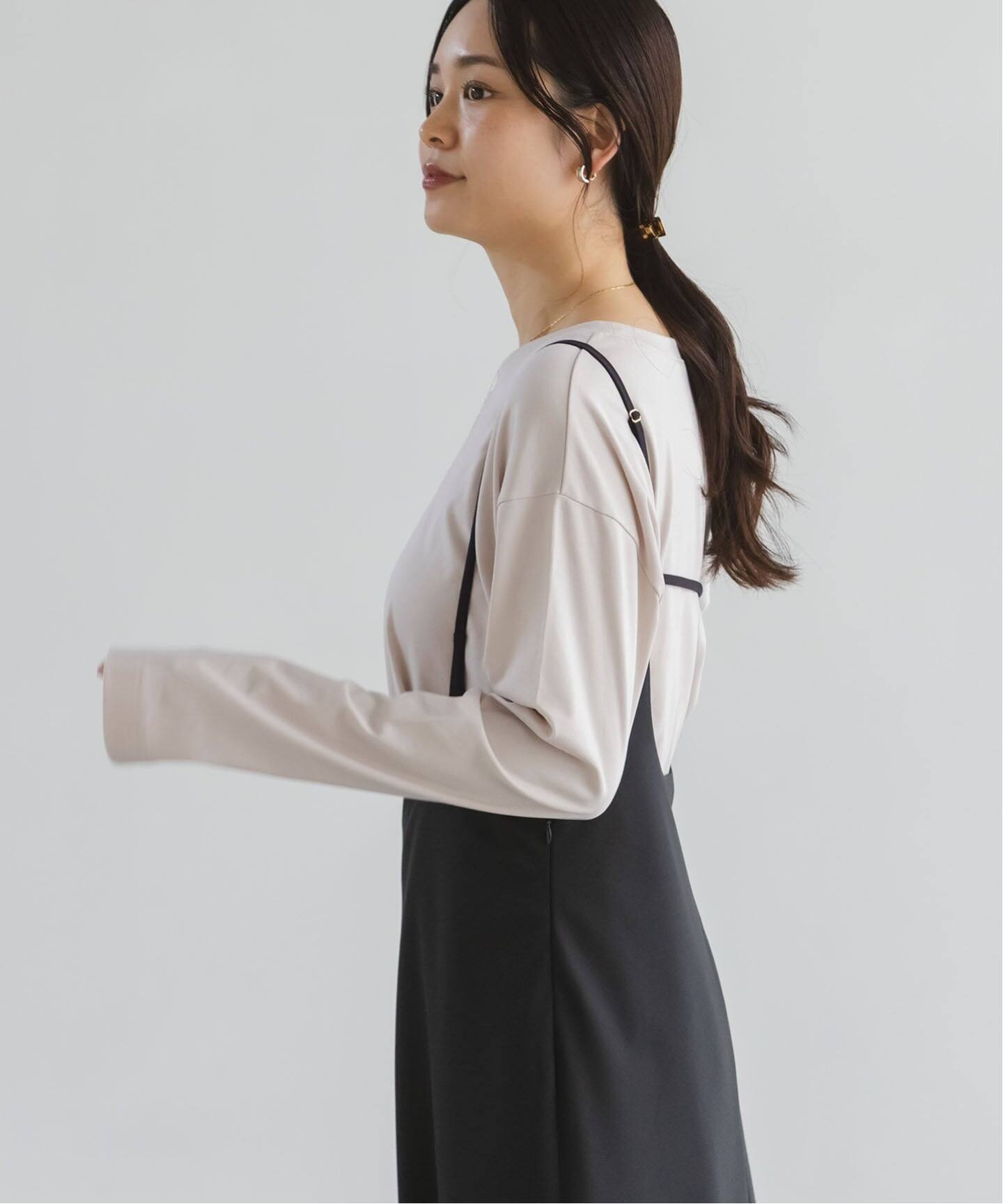 スーピマコットンローズペトールロンTee（Tシャツ／カットソー