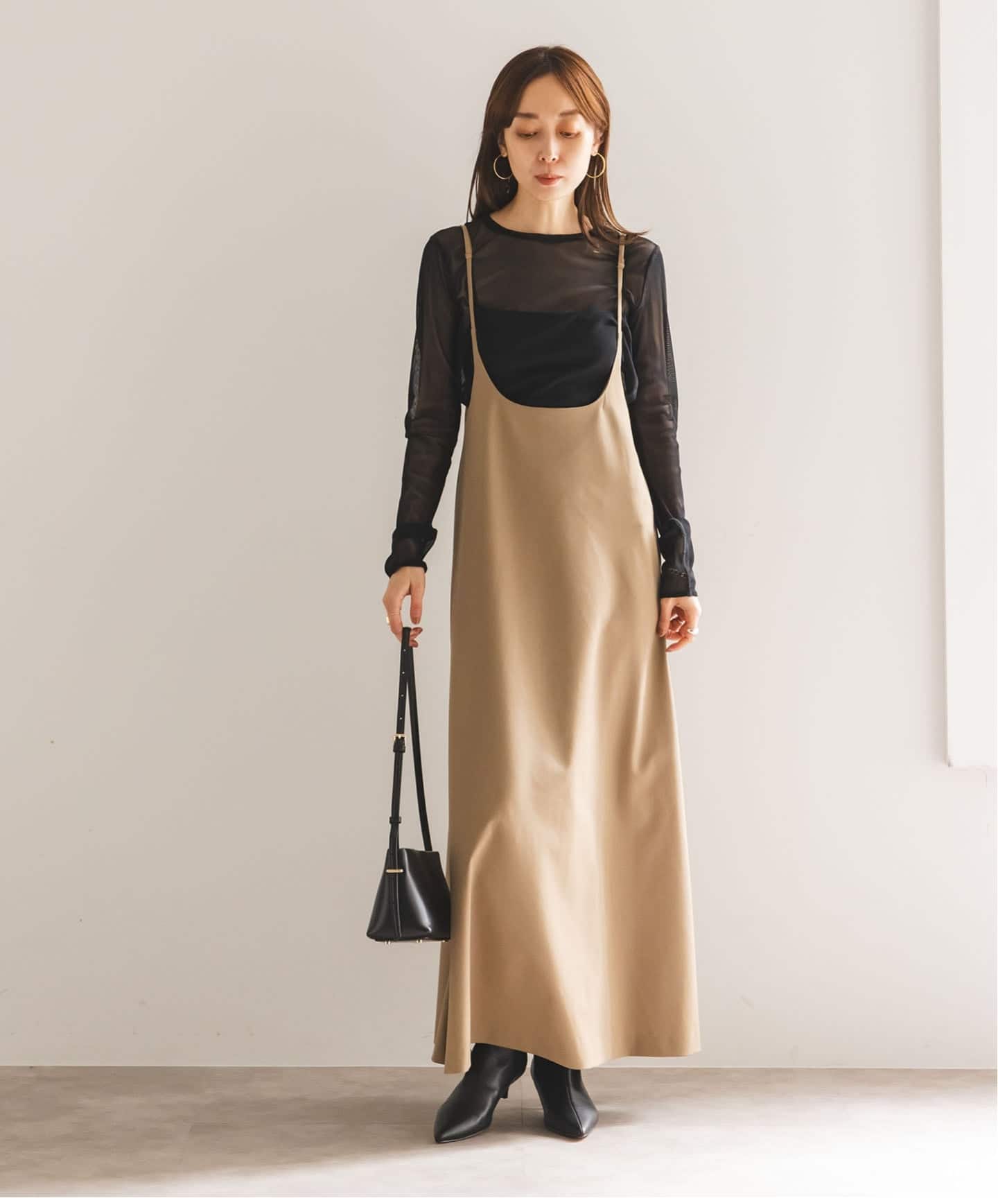 スキンチュールロングTシャツ noble NOBLE tシャツ スキンチュールロングTシャツ レディース