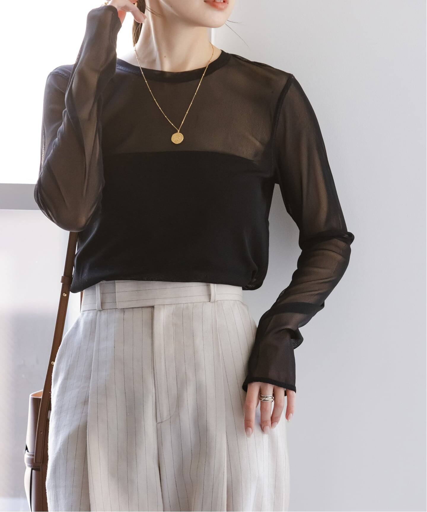 スキンチュールロングTシャツ noble 追加》スキンチュールロングTシャツ（Tシャツ／カットソー