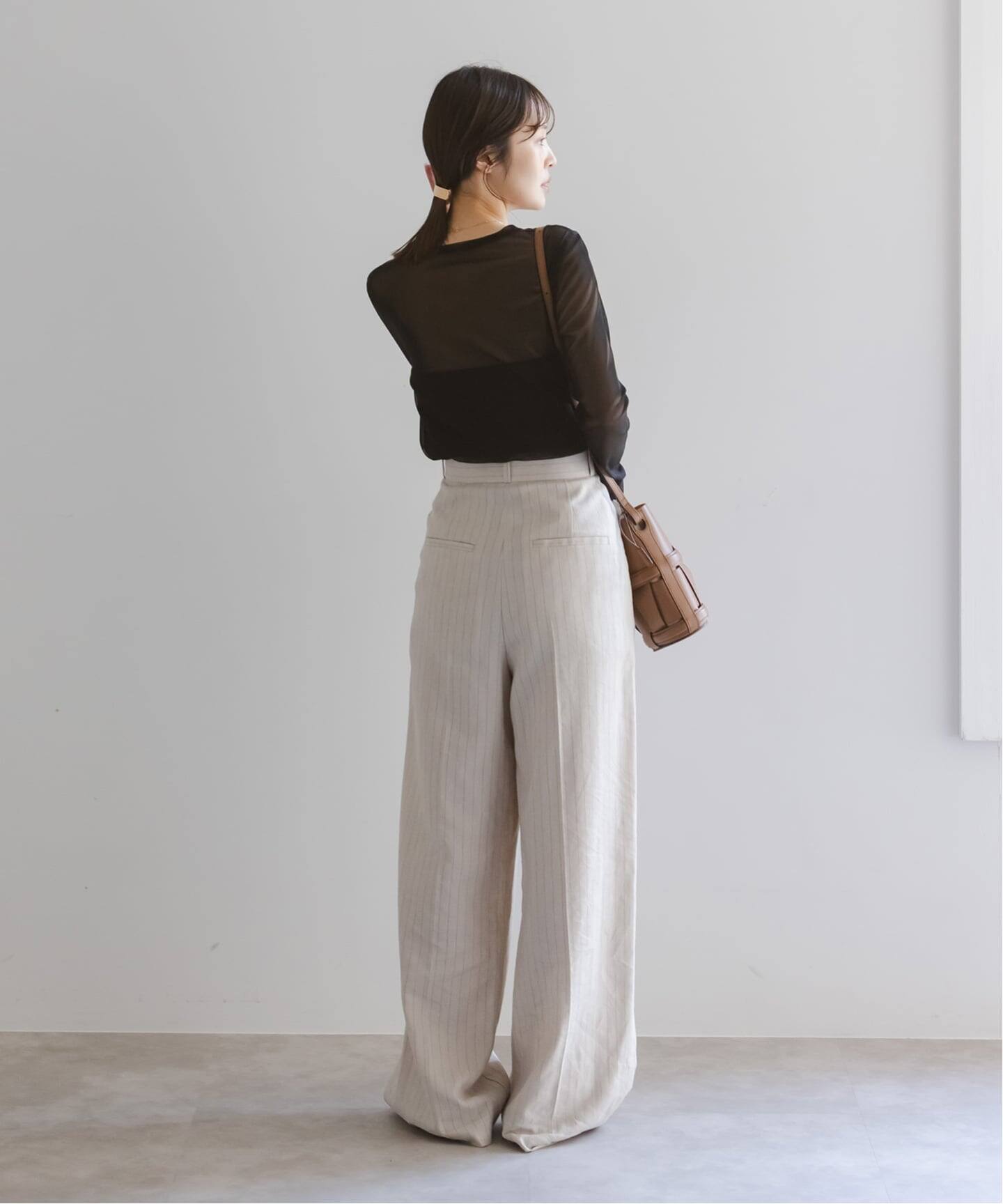 追加》スキンチュールロングTシャツ（Tシャツ／カットソー）｜NOBLE