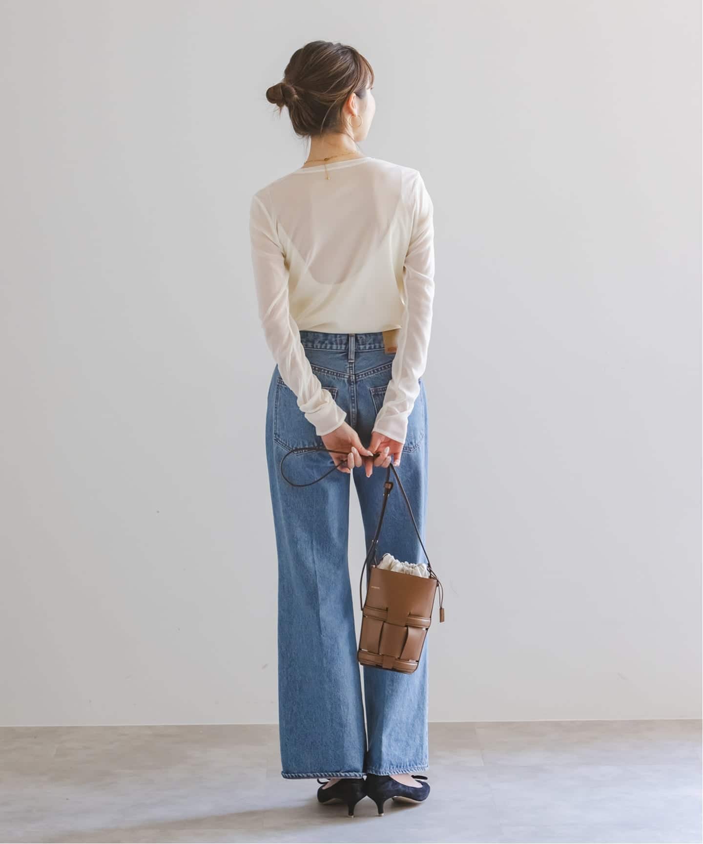 追加》スキンチュールロングTシャツ（Tシャツ／カットソー