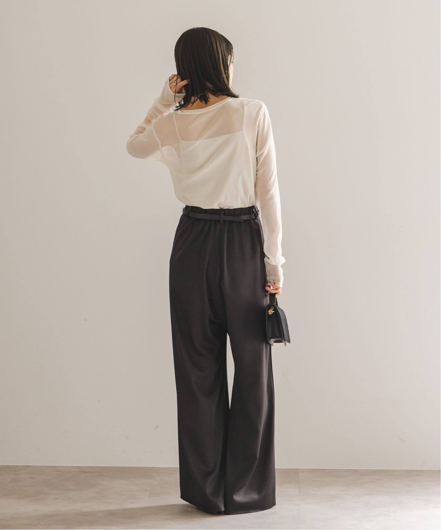 追加》スキンチュールロングTシャツ（Tシャツ／カットソー）｜NOBLE