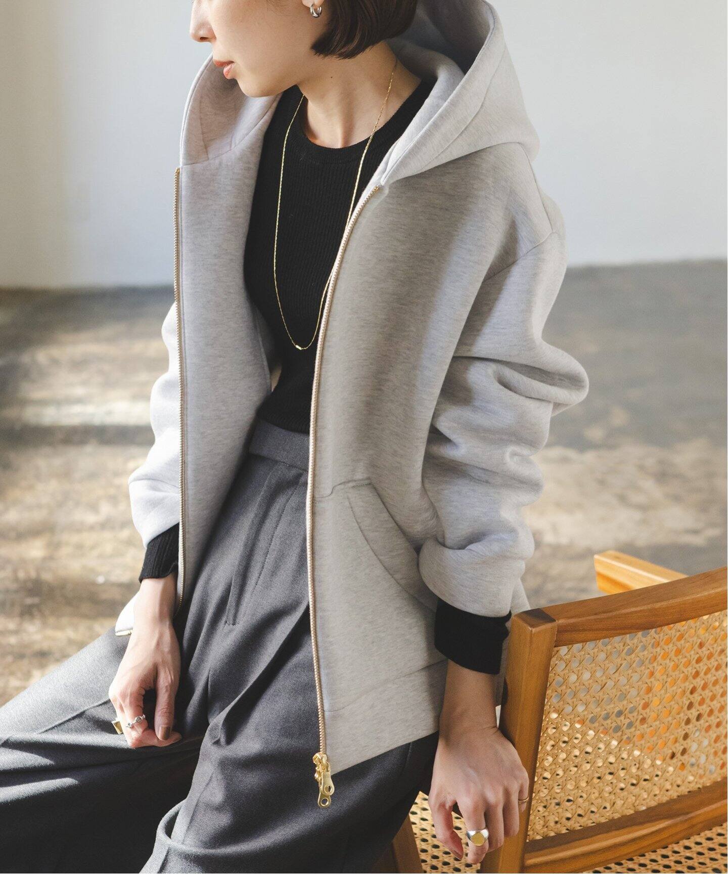 追加》ダンボールニットフーデットパーカー（パーカー）｜NOBLE  