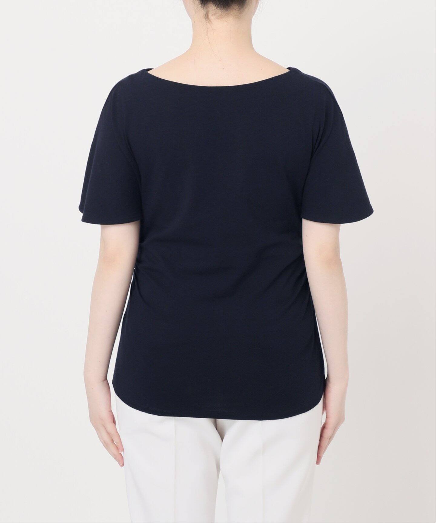ウエストディテールコットンプルオーバー（Tシャツ／カットソー
