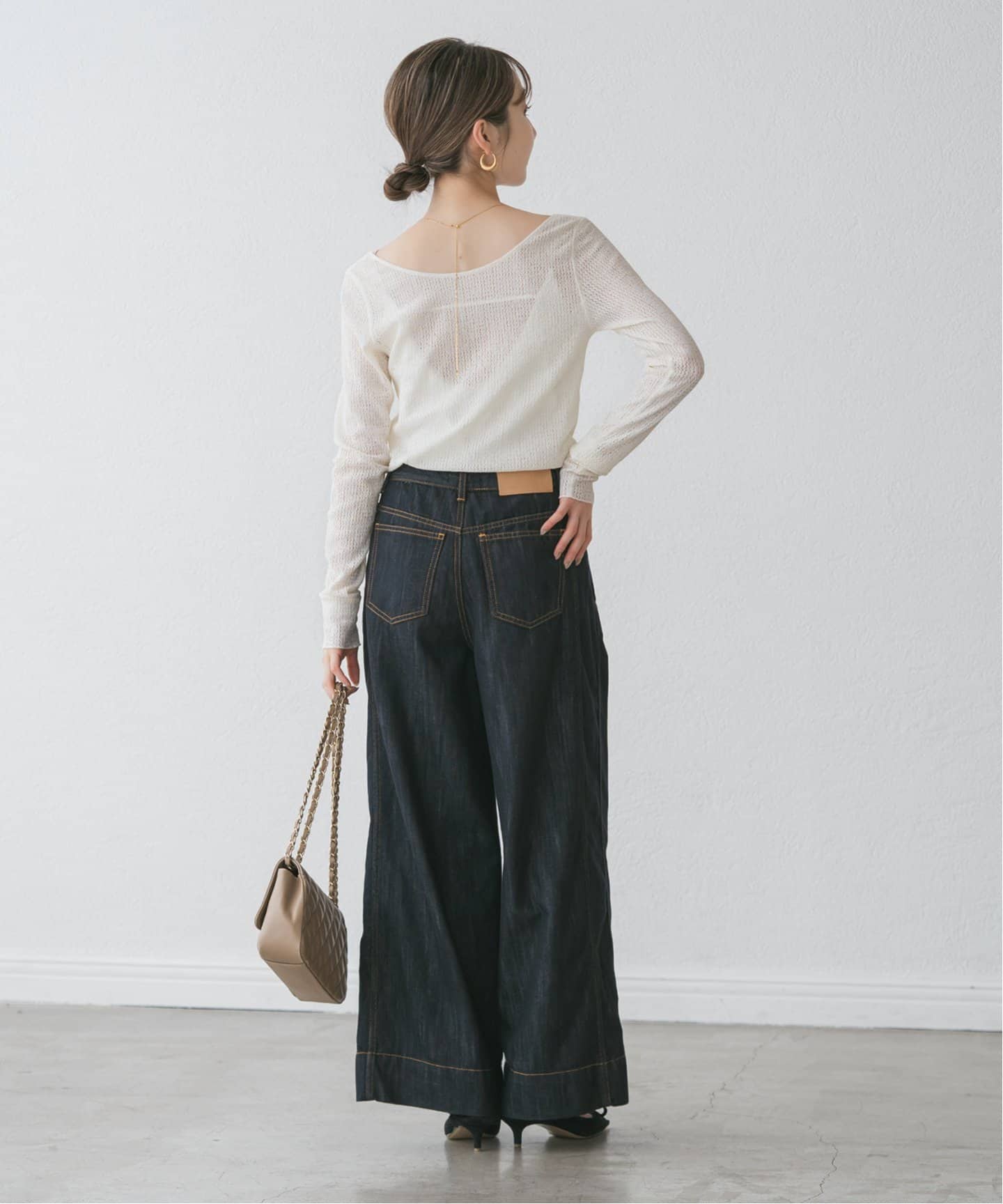 NOBLE チャームシアーレースプルオーバー チャームシアーレースプルオーバー（Tシャツ／カットソー）｜NOBLE