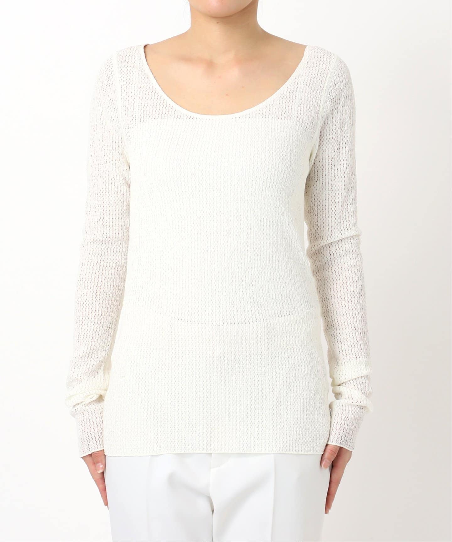 チャームシアーレースプルオーバー（Tシャツ／カットソー）｜NOBLE