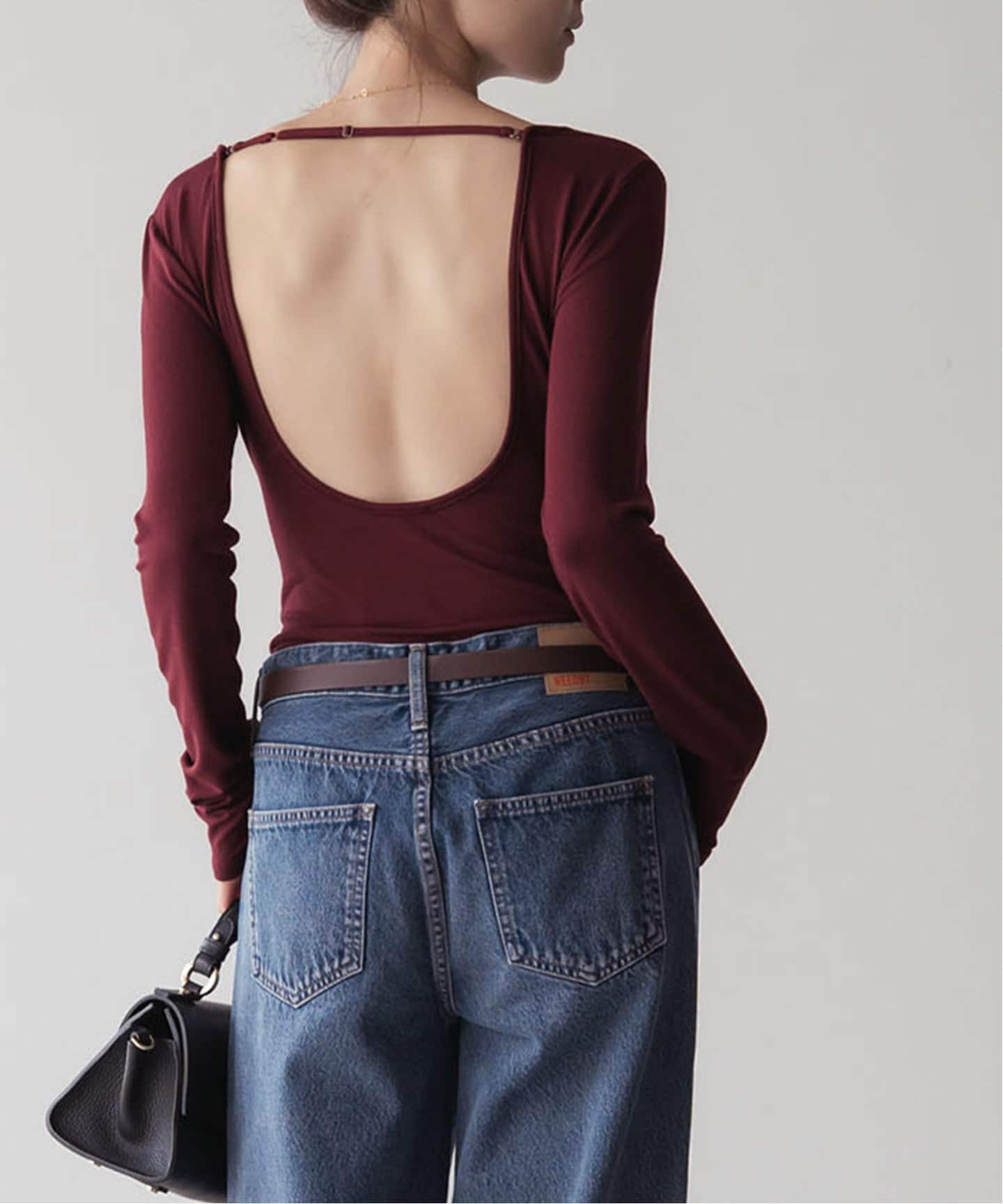 determ; デターム scoop neck bodysuit ボディスーツ ノーブル NOBLE determ/デターム Scoop－Neck Bodysuit【返品