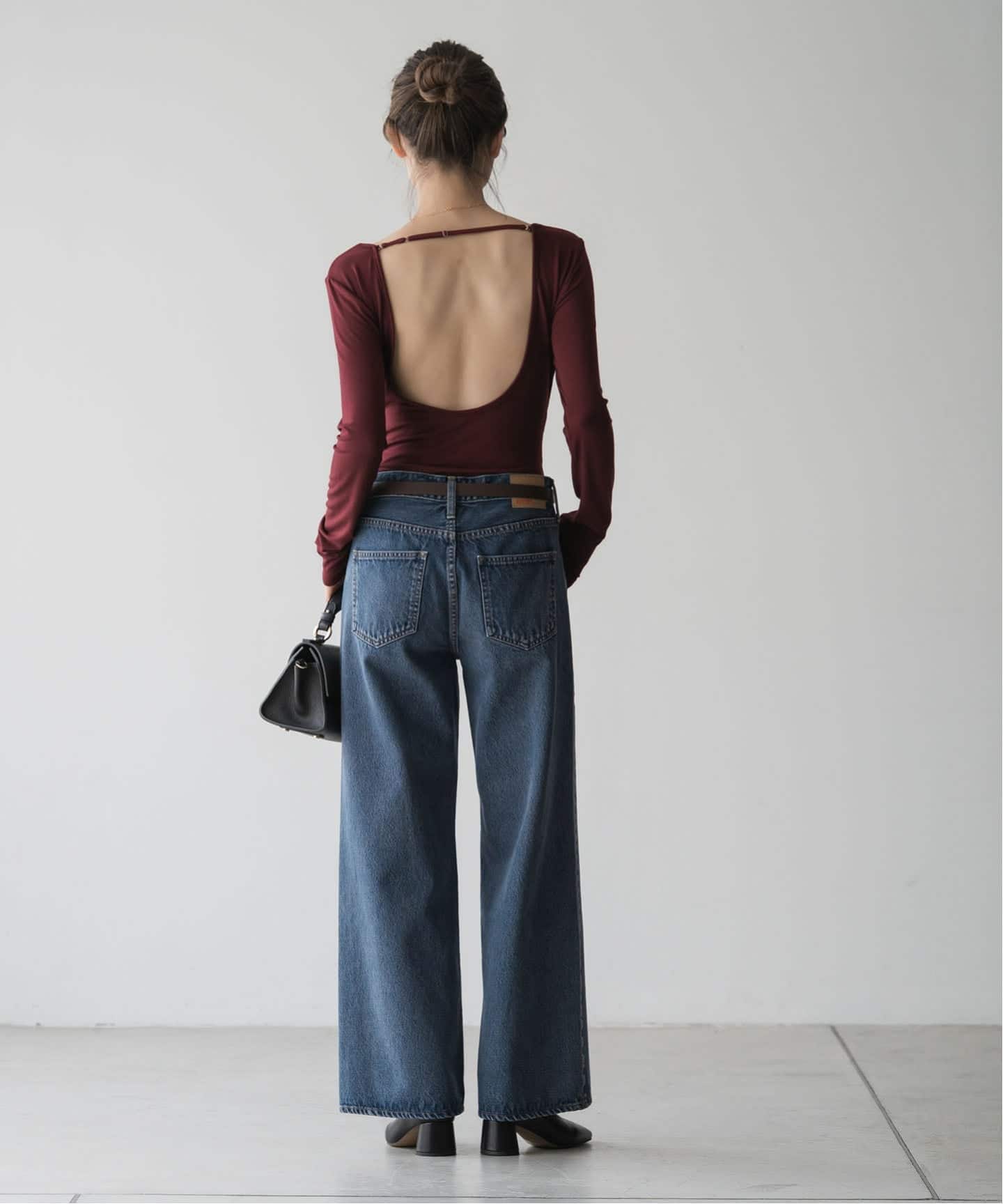 determ; デターム scoop neck bodysuit ボディスーツ ノーブル NOBLE determ/デターム Scoop－Neck Bodysuit【返品