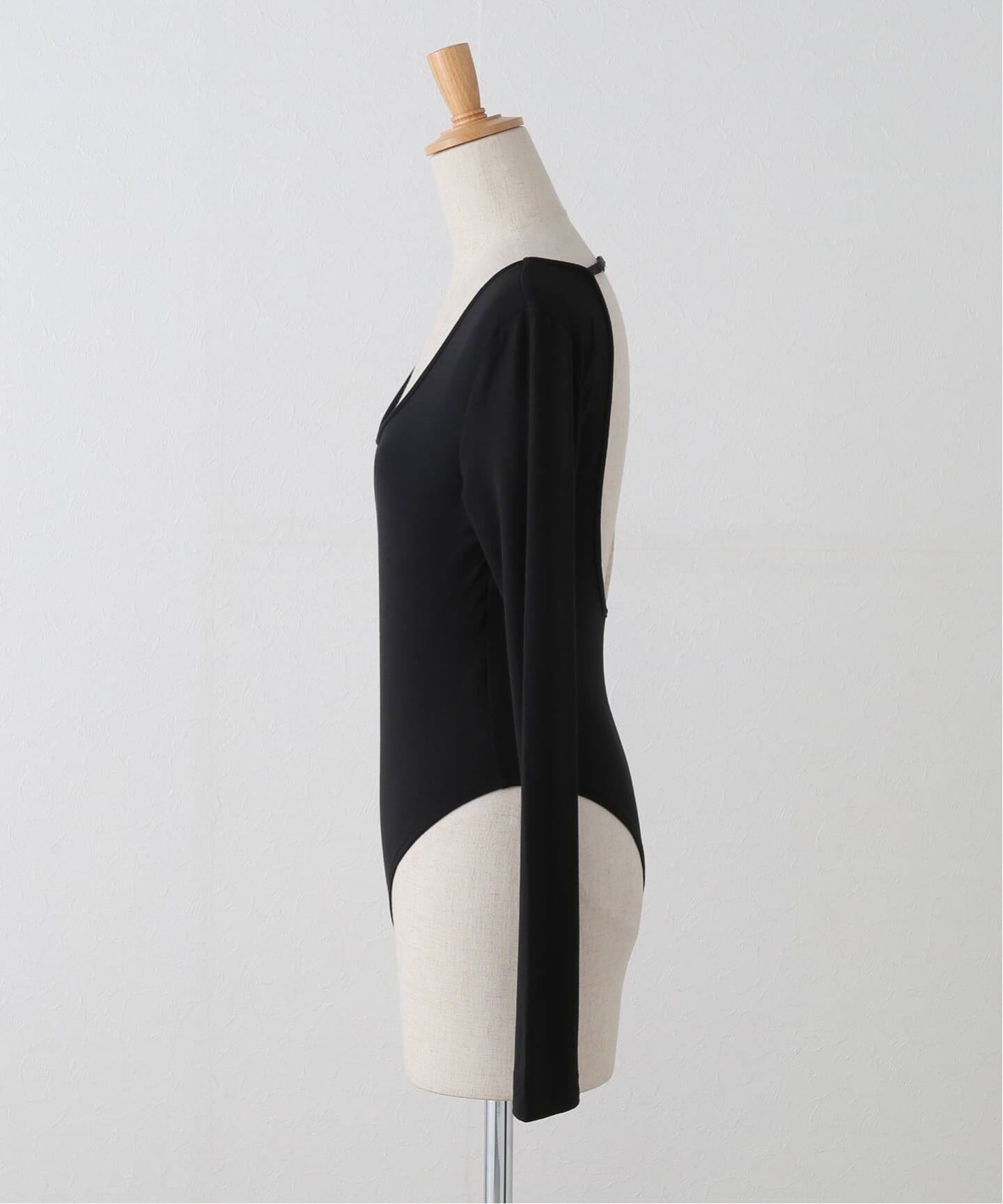 determ/デターム Scoop-Neck Bodysuit（カップ付きインナー